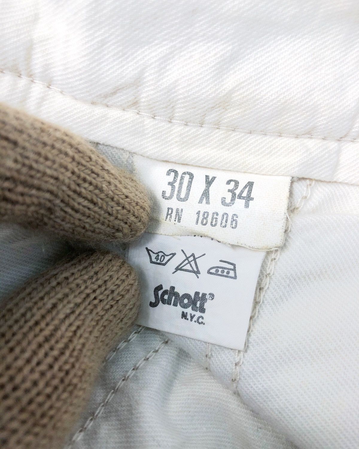 Schott × Vintage Rare Vintage Schott Corduroy Combat Trousers Pants Size US 30 / EU 46 - 9 Thumbnail