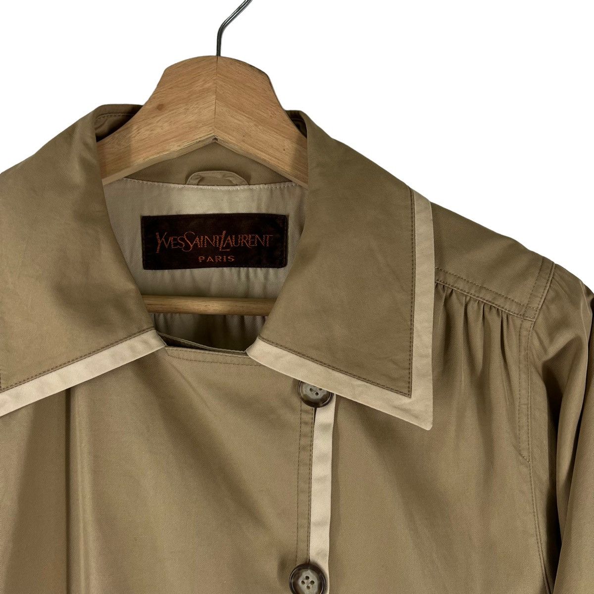 Yves Saint Laurent VINTAGE YVES SAINT LAURENT LONG JACKET Size US M / EU 48-50 / 2 - 8 Thumbnail