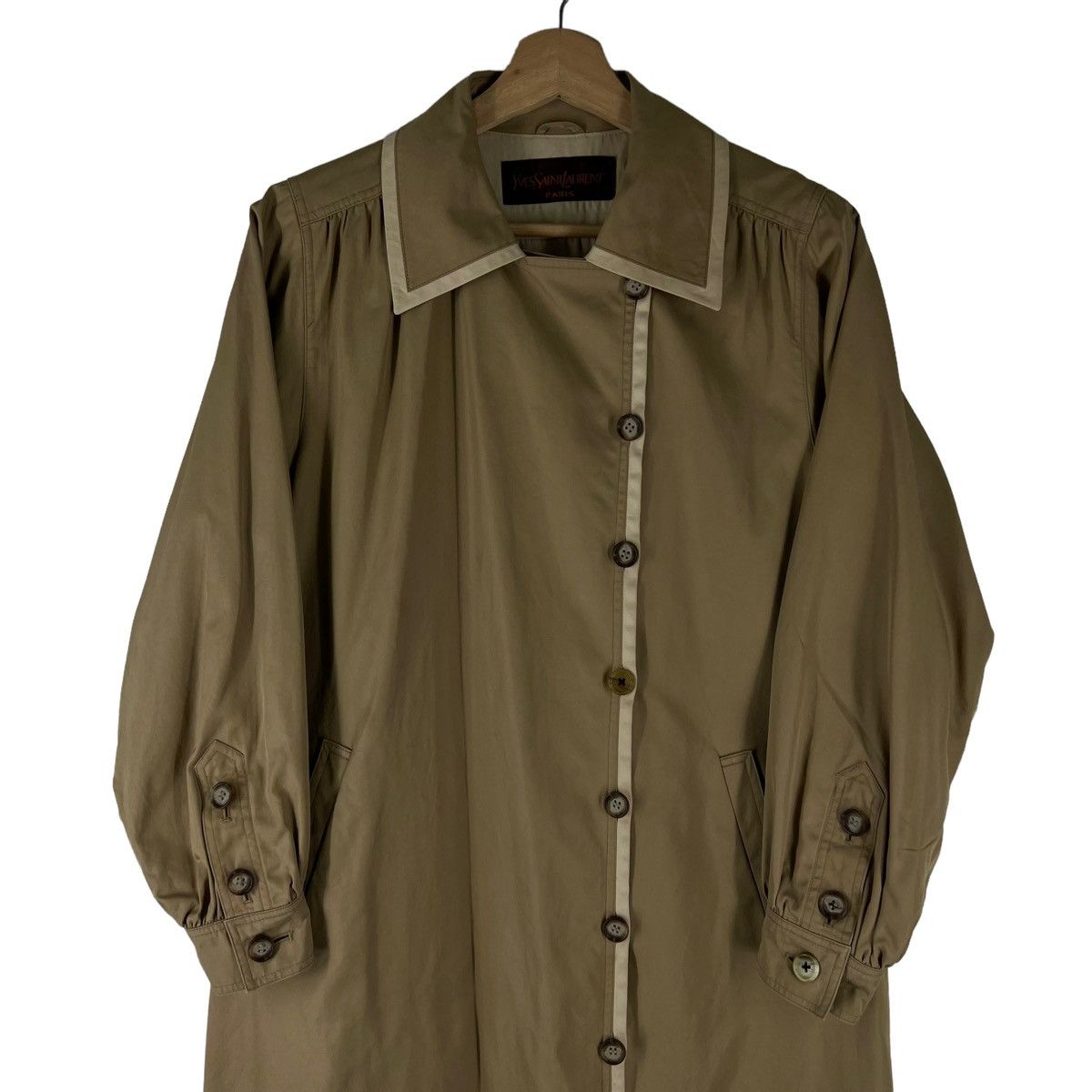 Yves Saint Laurent VINTAGE YVES SAINT LAURENT LONG JACKET Size US M / EU 48-50 / 2 - 7 Thumbnail