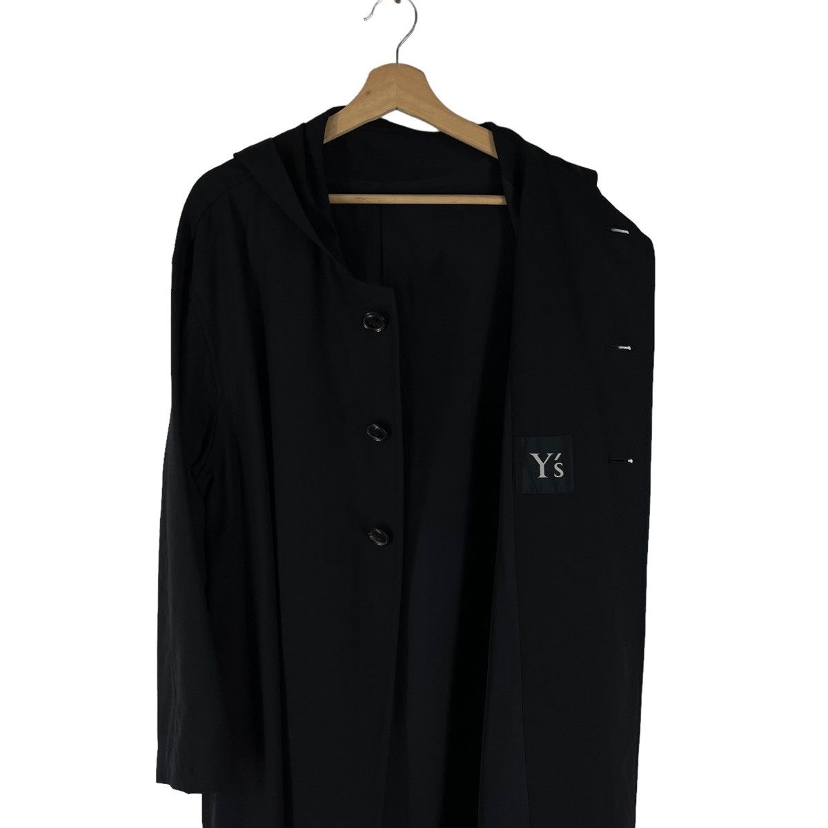 Y's ICONIC BLACK LONG OVERSIZED JACKET Y’S YOHJI YAMAMOTO Size US L / EU 52-54 / 3 - 14 Thumbnail