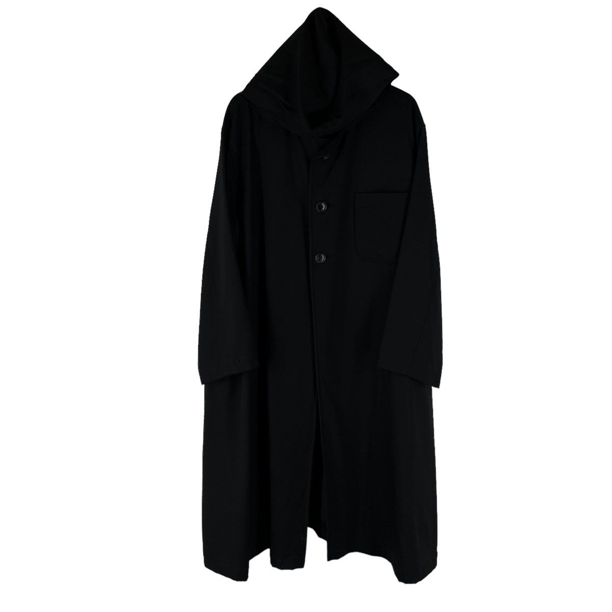 Y's ICONIC BLACK LONG OVERSIZED JACKET Y’S YOHJI YAMAMOTO Size US L / EU 52-54 / 3 - 11 Thumbnail