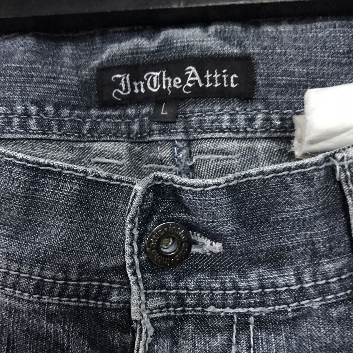 In The Attic IN THE ATTIC Distressed Denim Dirty Patches Jeans Size US 34 / EU 50 - 9 Thumbnail