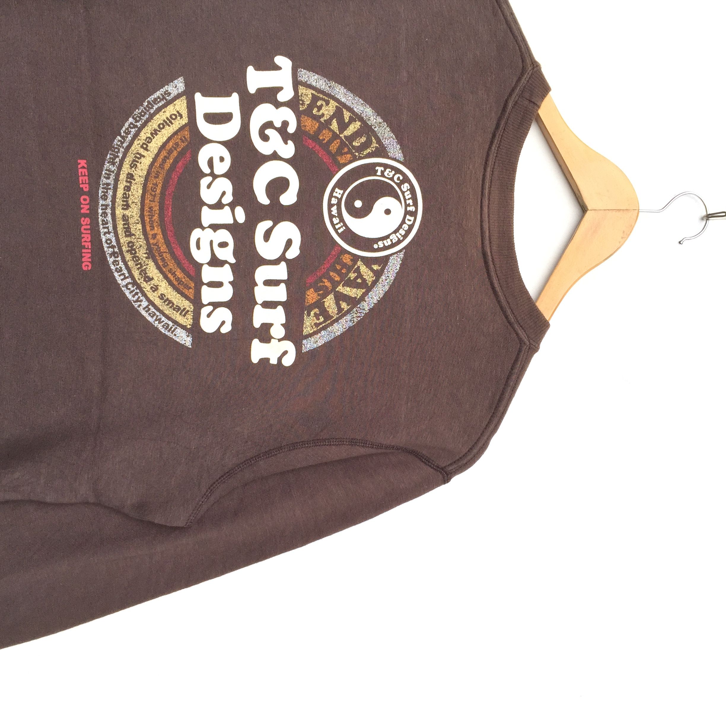 Vintage Vintage T&C Surf Sweatshirt Fashion Basketball Design Size US M / EU 48-50 / 2 - 2 Thumbnail