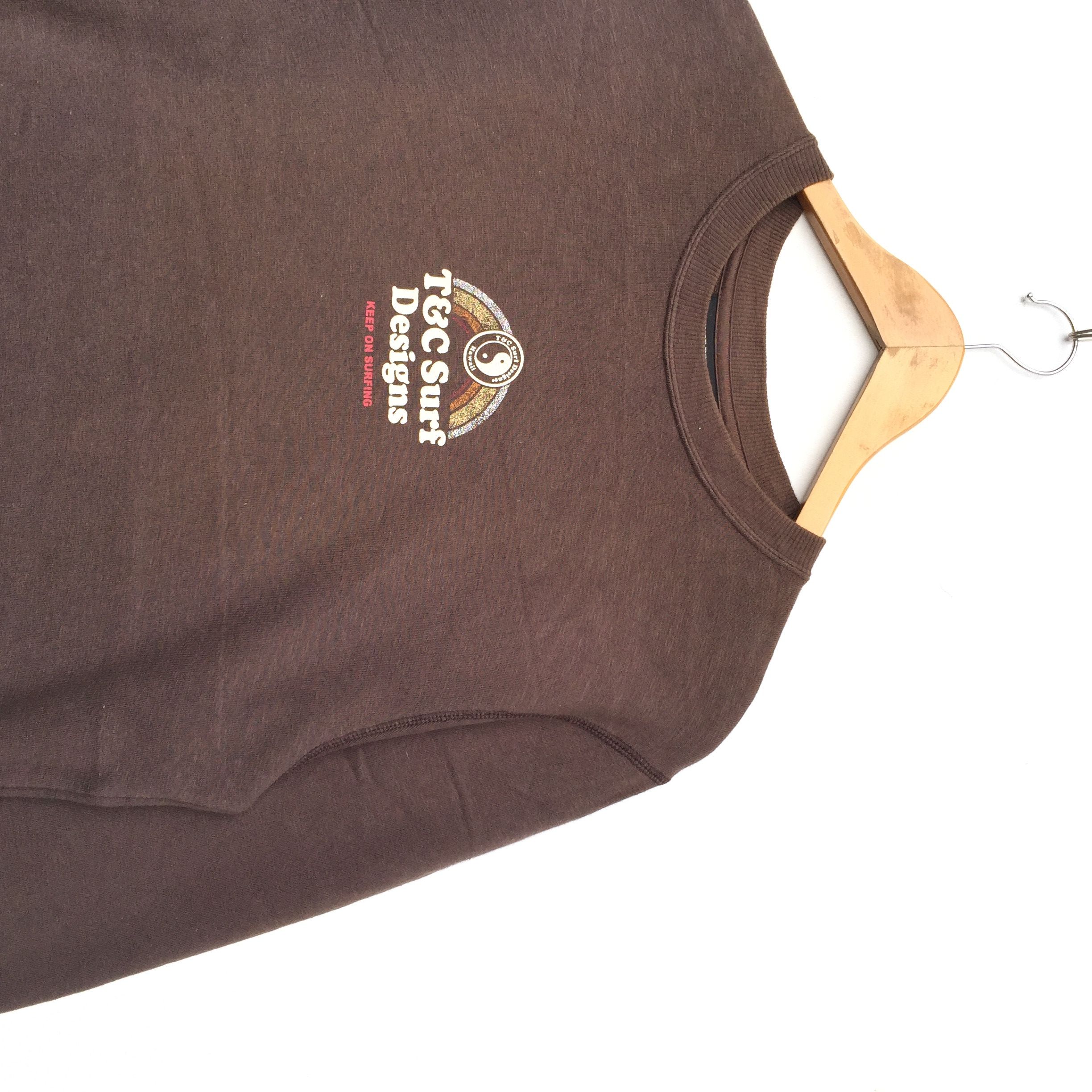 Vintage Vintage T&C Surf Sweatshirt Fashion Basketball Design Size US M / EU 48-50 / 2 - 5 Thumbnail