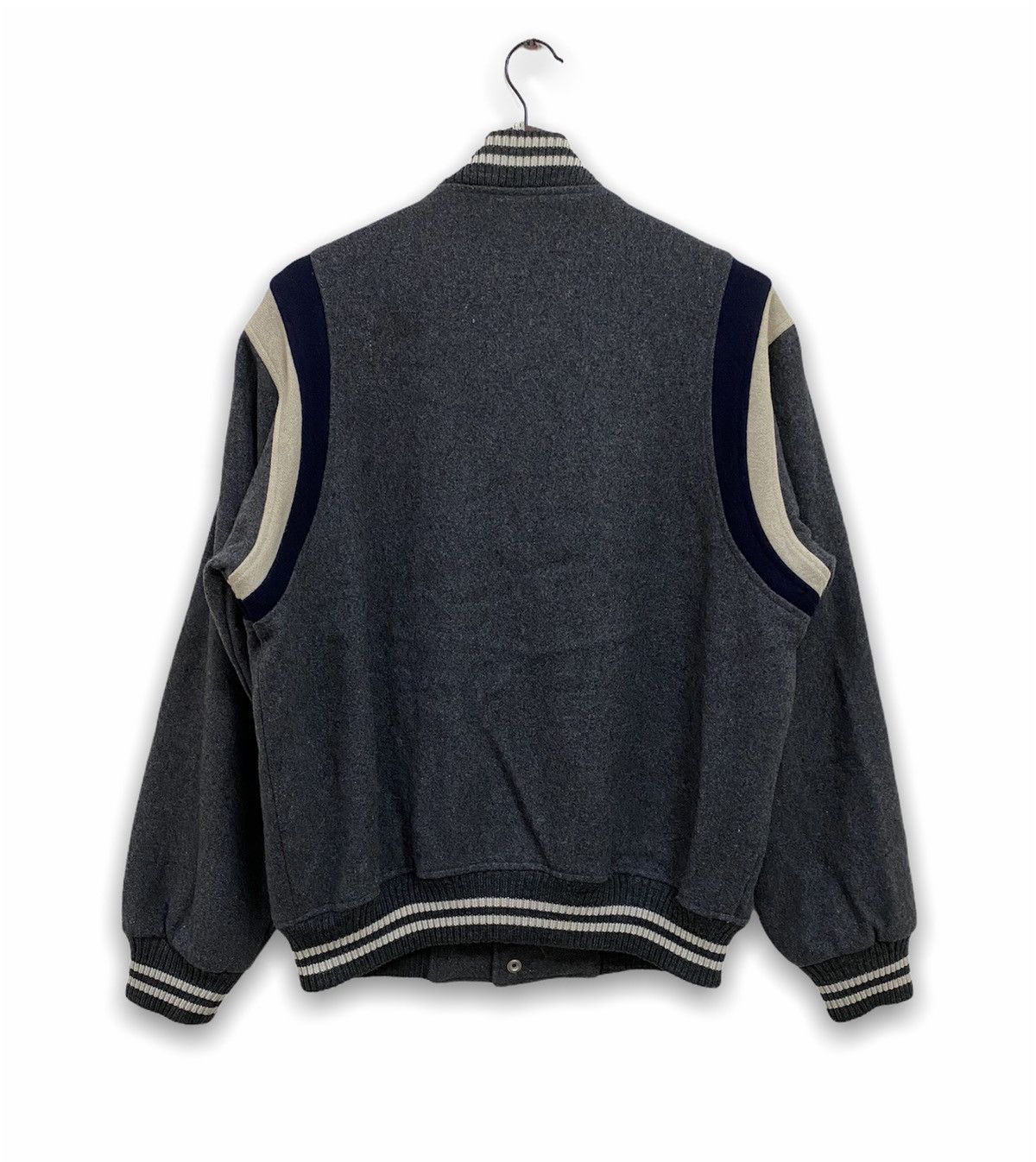 Japanese Brand × Vintage Vintage Wool Varsity Jacket Size US L / EU 52-54 / 3 - 4 Thumbnail