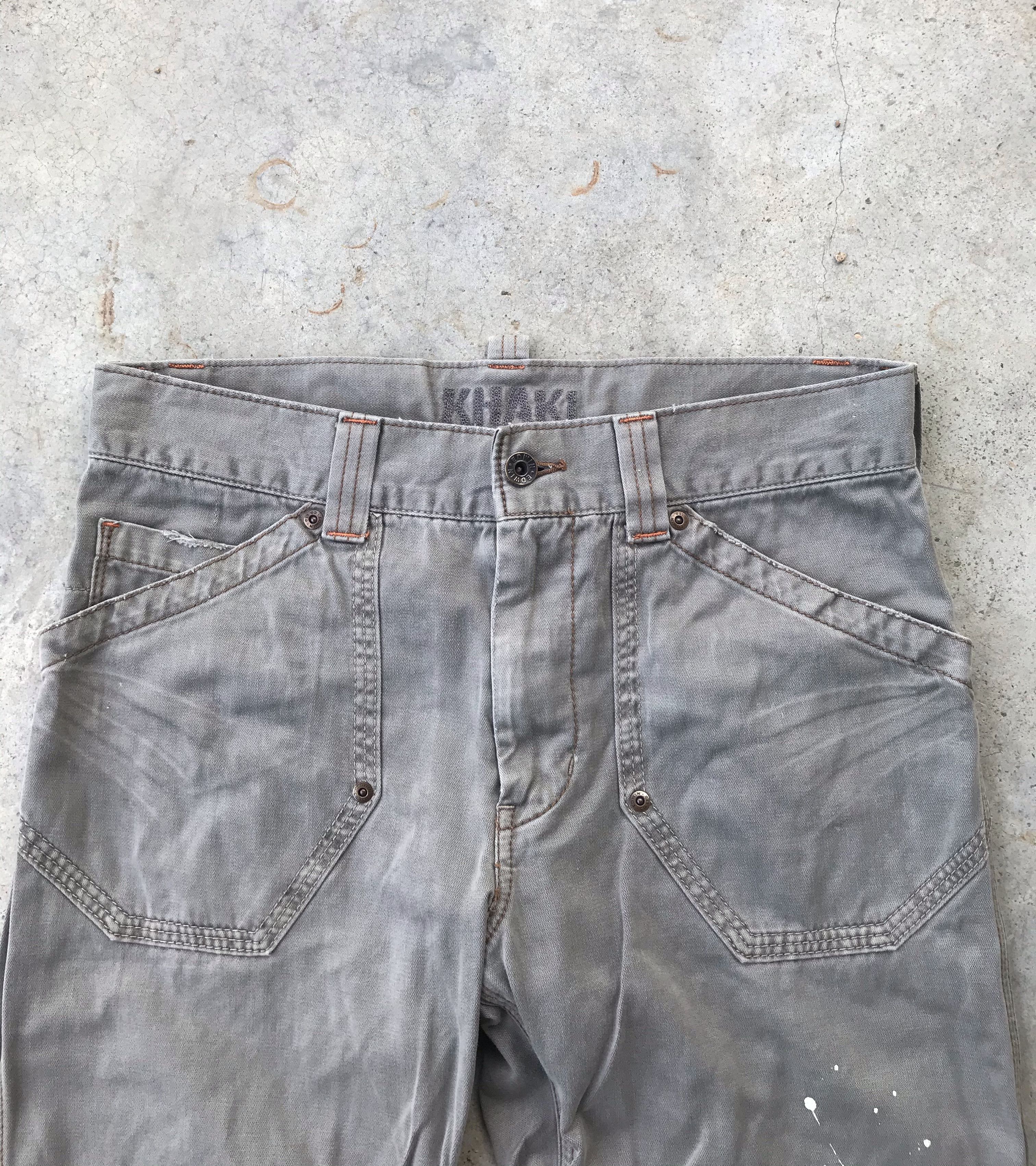 Edwin Edwin khaki pants buckle back 32x30 Size US 32 / EU 48 - 2 Thumbnail