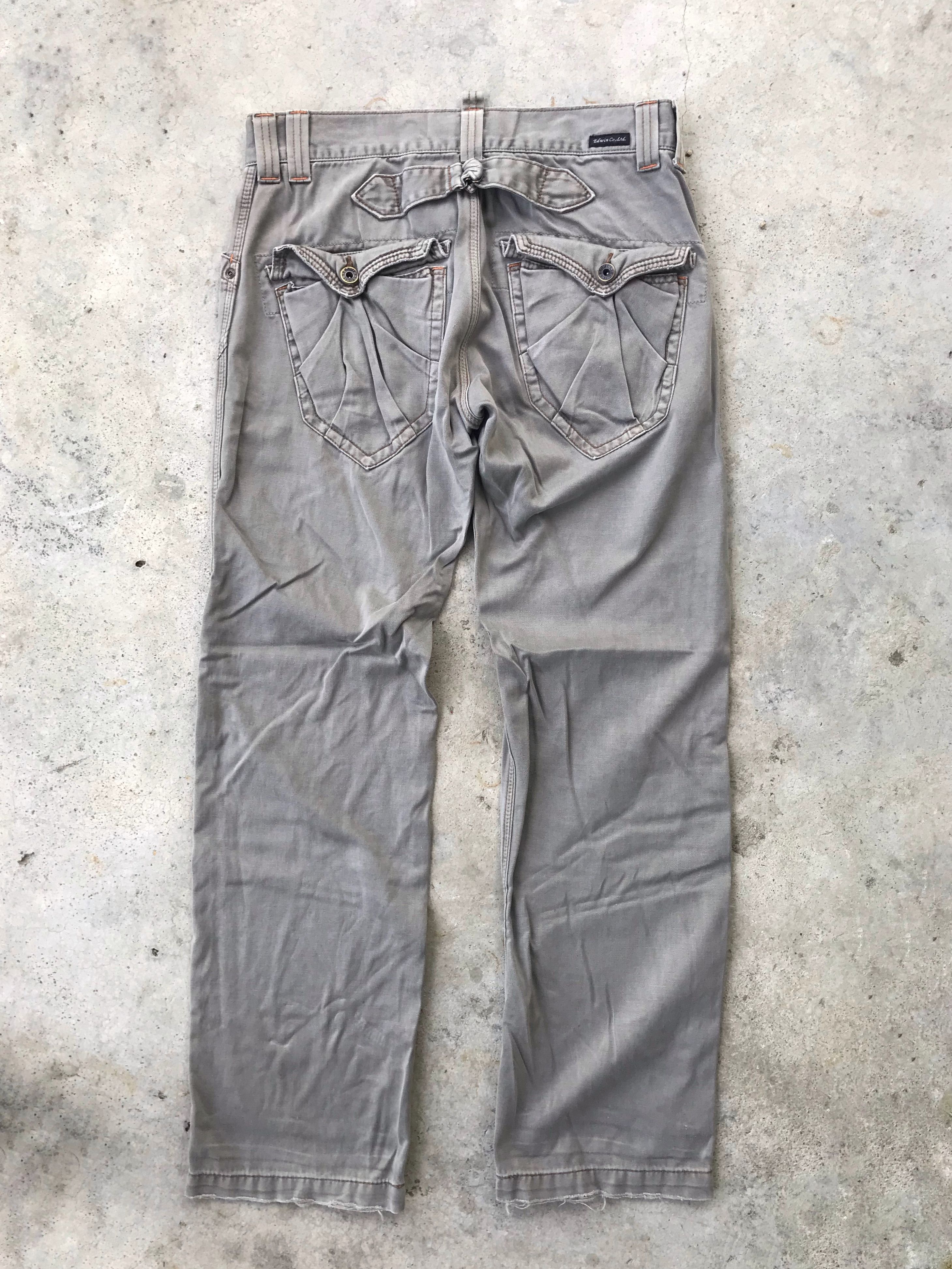 Edwin Edwin khaki pants buckle back 32x30 Size US 32 / EU 48 - 5 Thumbnail