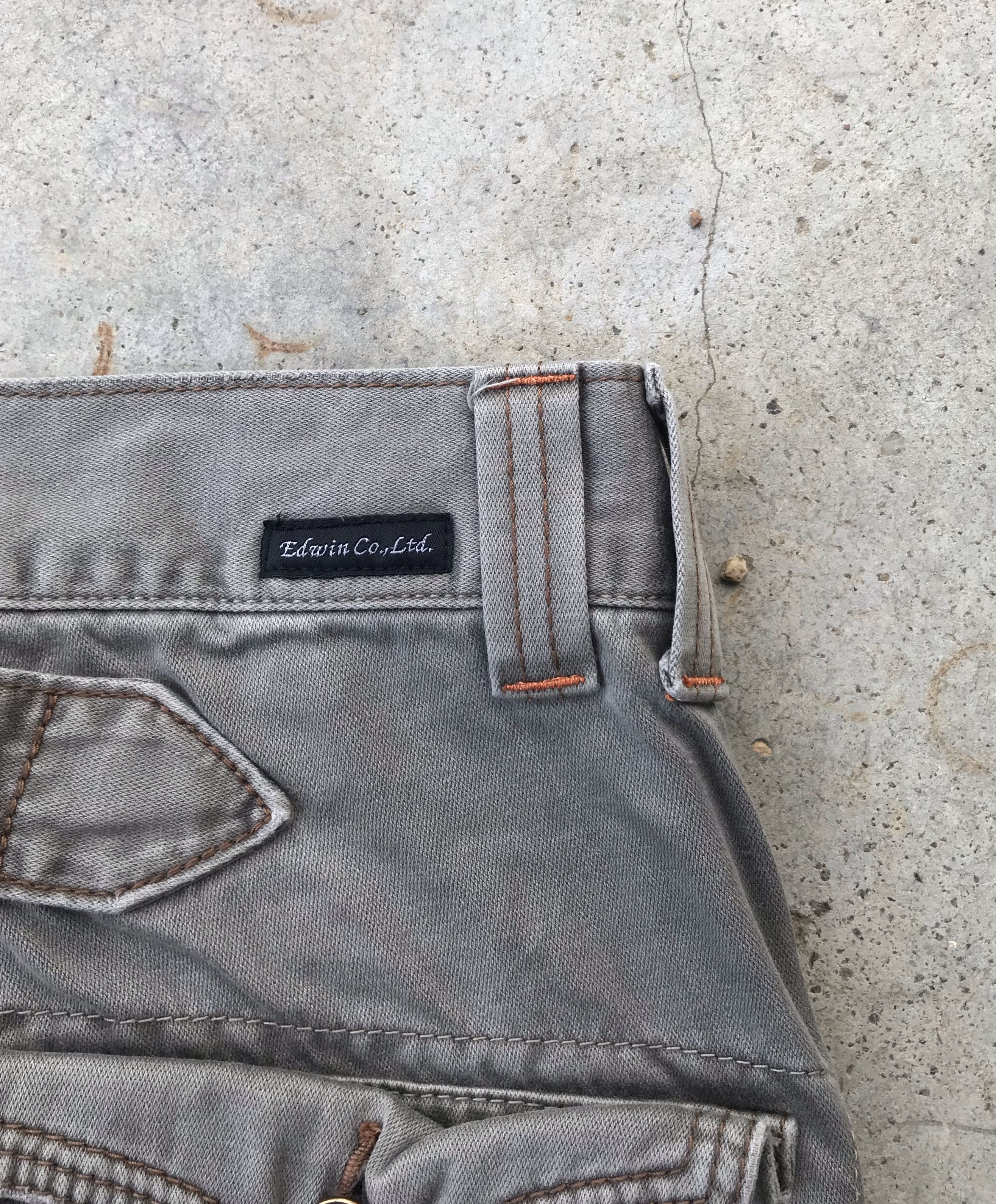 Edwin Edwin khaki pants buckle back 32x30 Size US 32 / EU 48 - 6 Thumbnail