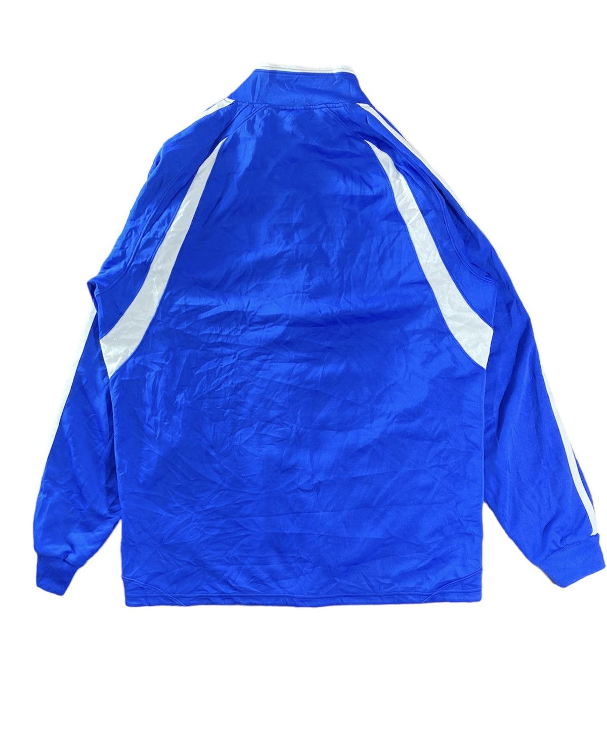 Adidas × Vintage Vintage Adidas Daily Trainer Jacket Blue White Stripe Size M Size US M / EU 48-50 / 2 - 2 Thumbnail