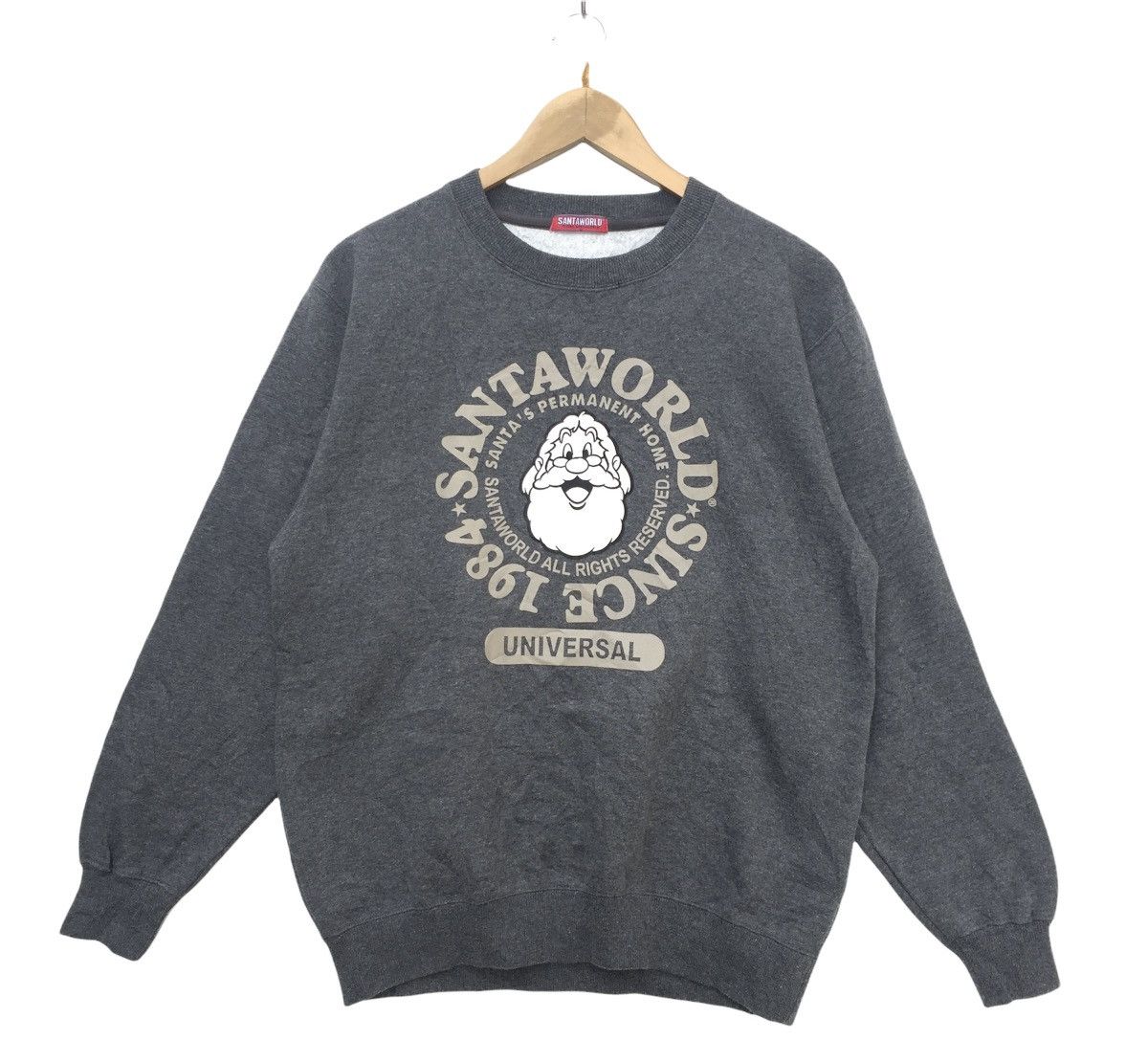 Vintage Vintage Santa World spell out nice design Streetwear Size US M / EU 48-50 / 2 - 1 Thumbnail