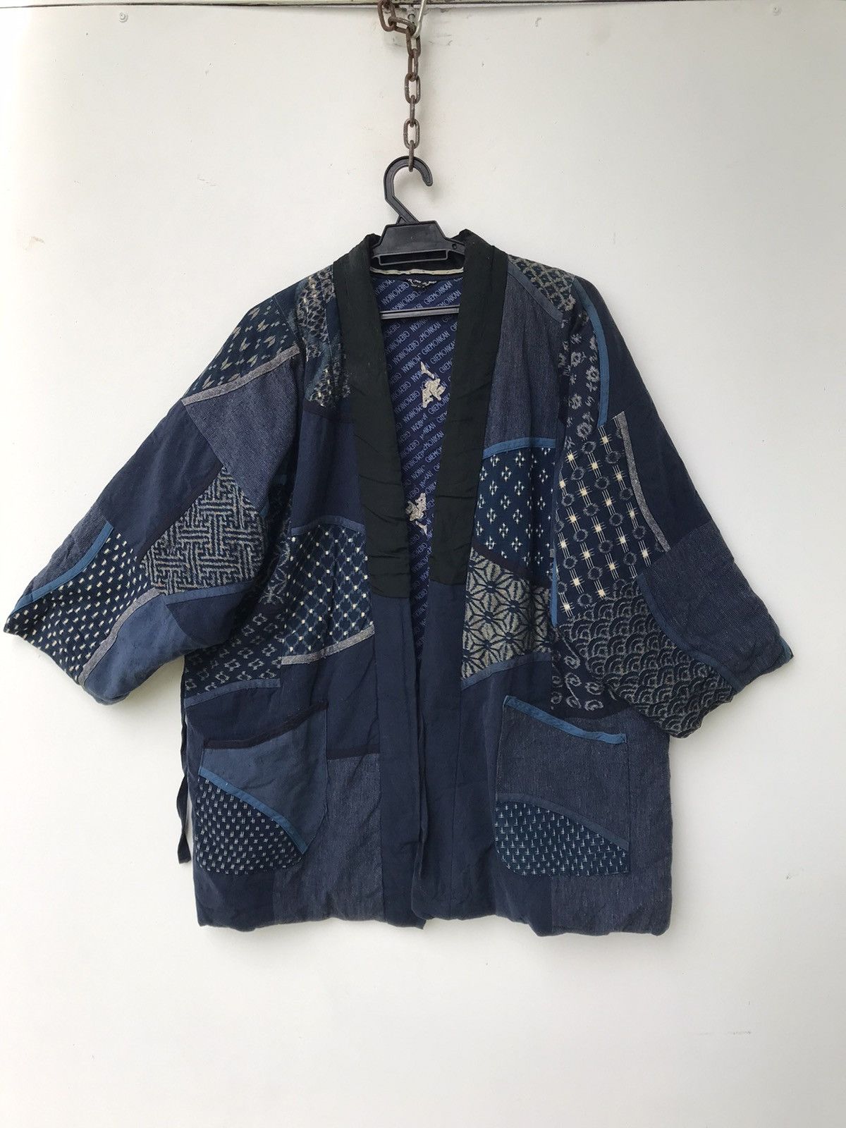 Japanese Brand VISVIM STYLE KIMONO JAPAN PATCWORK BY GIEMONKAN RARE Size US M / EU 48-50 / 2 - 1 Thumbnail