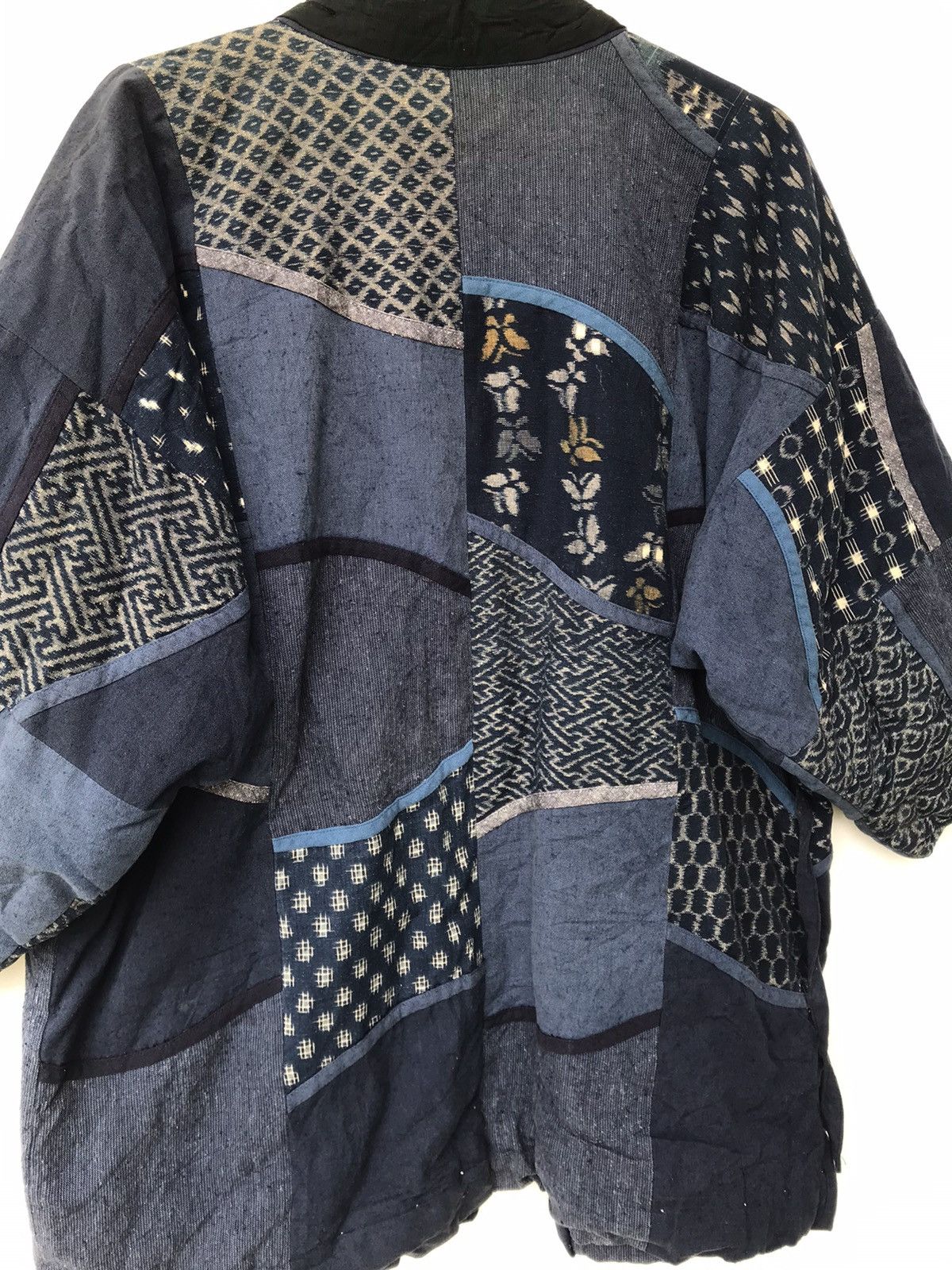 Japanese Brand VISVIM STYLE KIMONO JAPAN PATCWORK BY GIEMONKAN RARE Size US M / EU 48-50 / 2 - 4 Thumbnail