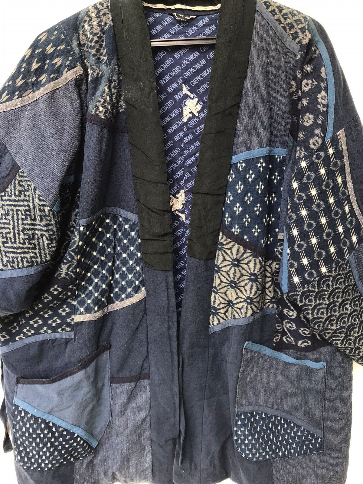 Japanese Brand VISVIM STYLE KIMONO JAPAN PATCWORK BY GIEMONKAN RARE Size US M / EU 48-50 / 2 - 2 Thumbnail