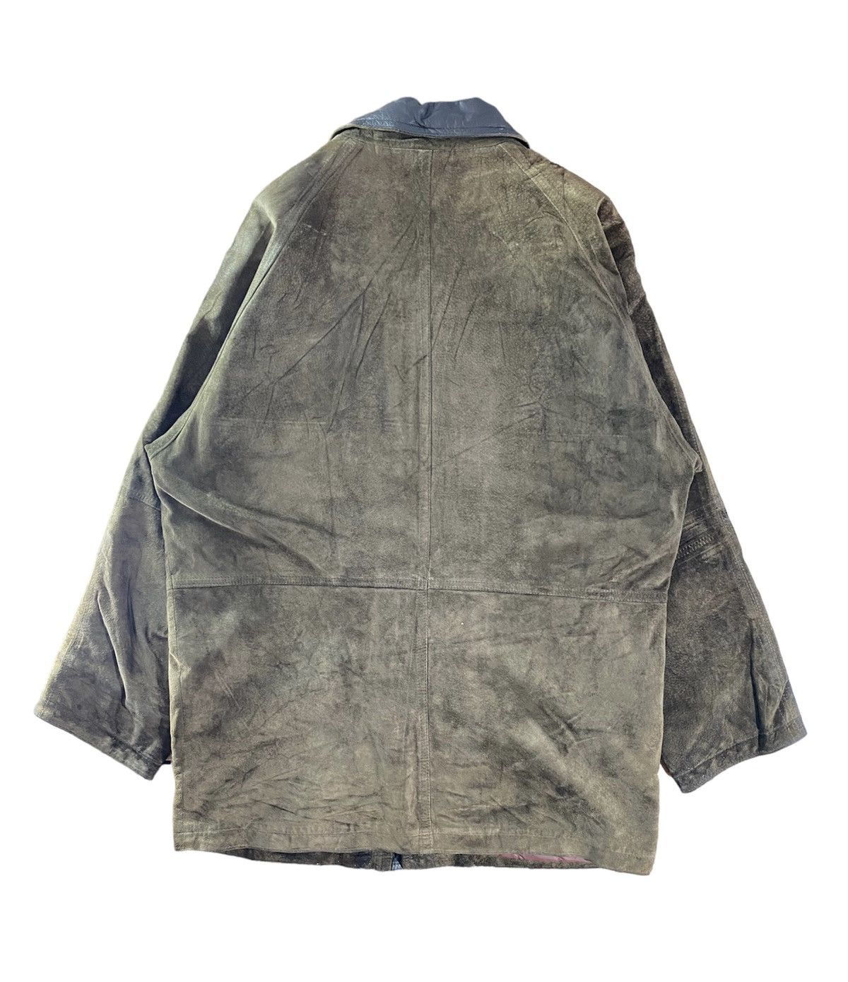 Genuine Leather Vintage Leather Multi Pocket Long Jacket Japanese Brand L Size US L / EU 52-54 / 3 - 2 Thumbnail