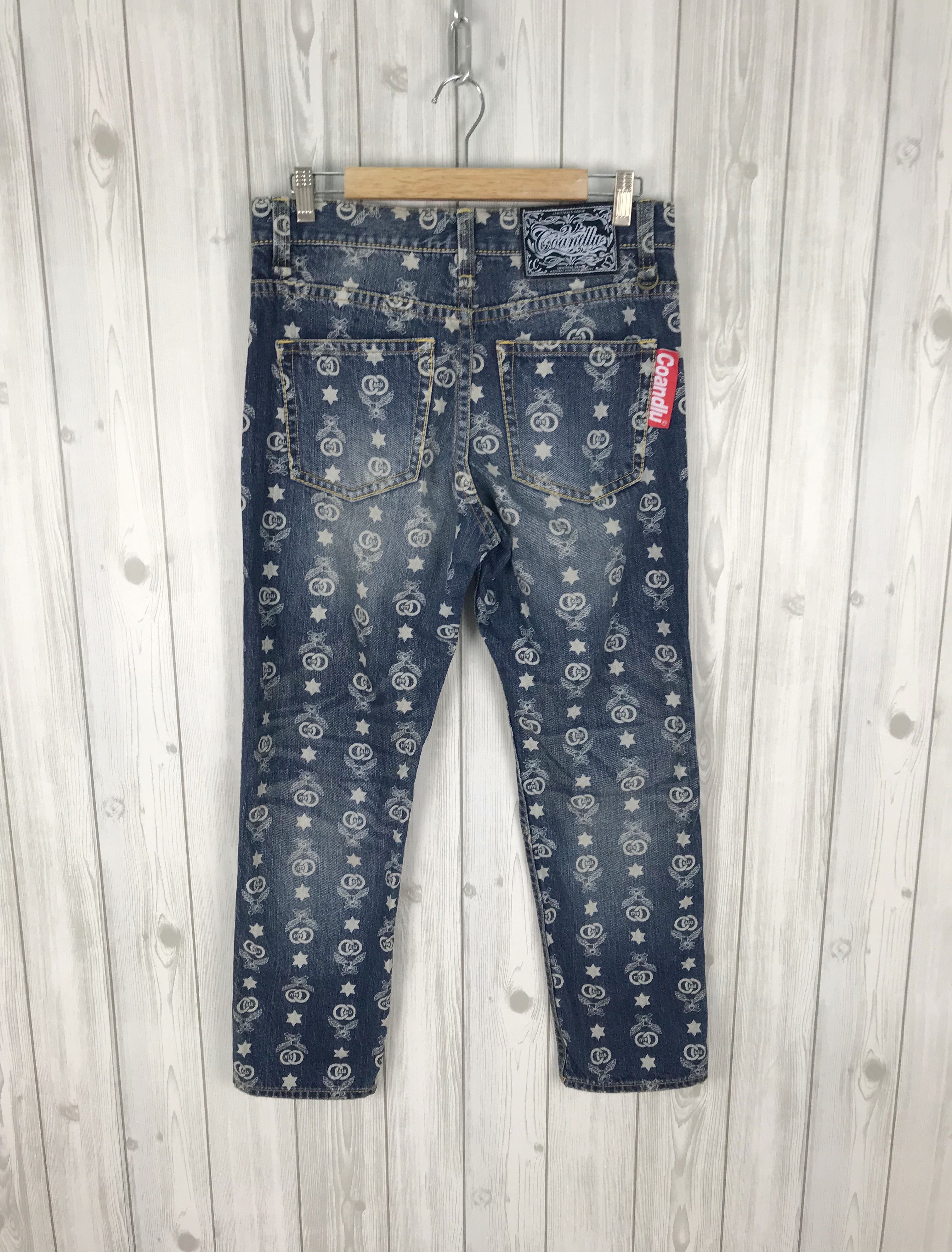 Hysteric Glamour Japanese Brand CO&LU All Over Print Panel Denim Jeans Size US 31 - 7 Thumbnail