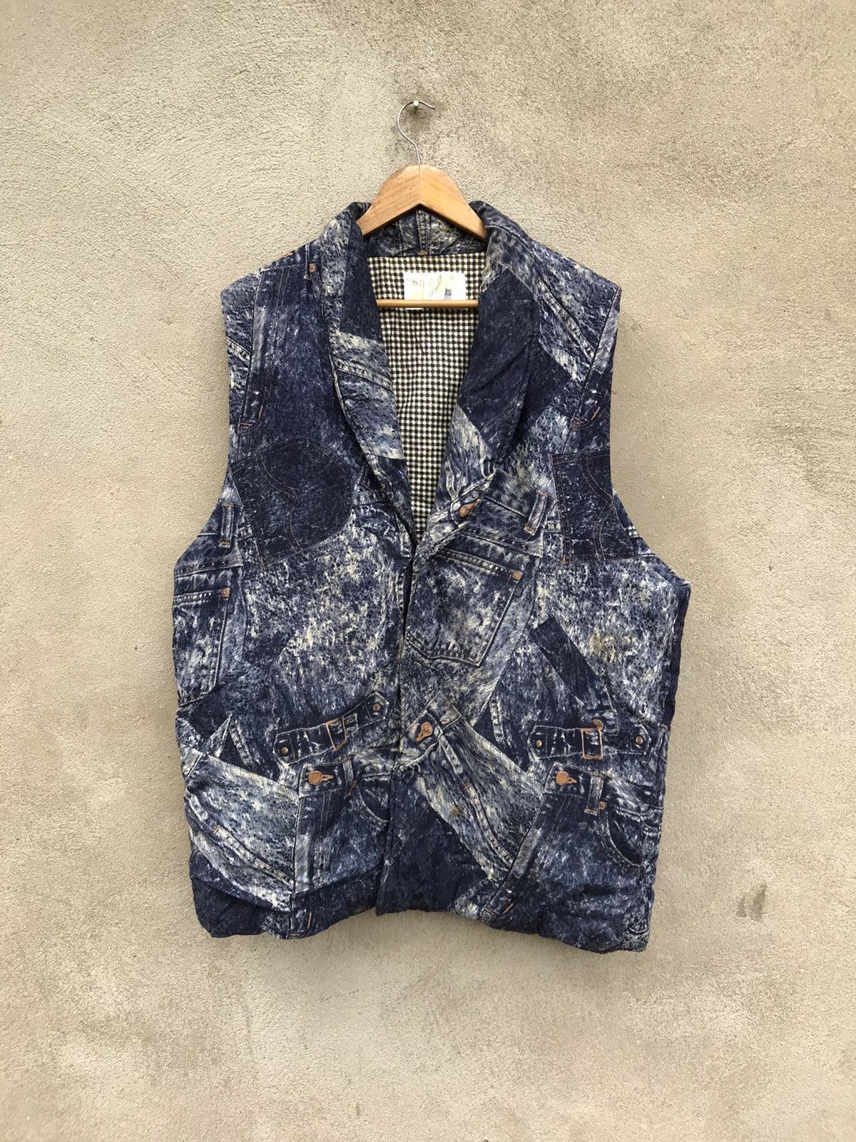 Indigo × Japanese Brand hanten indigo kimono sleeveless Size US L / EU 52-54 / 3 - 2 Thumbnail