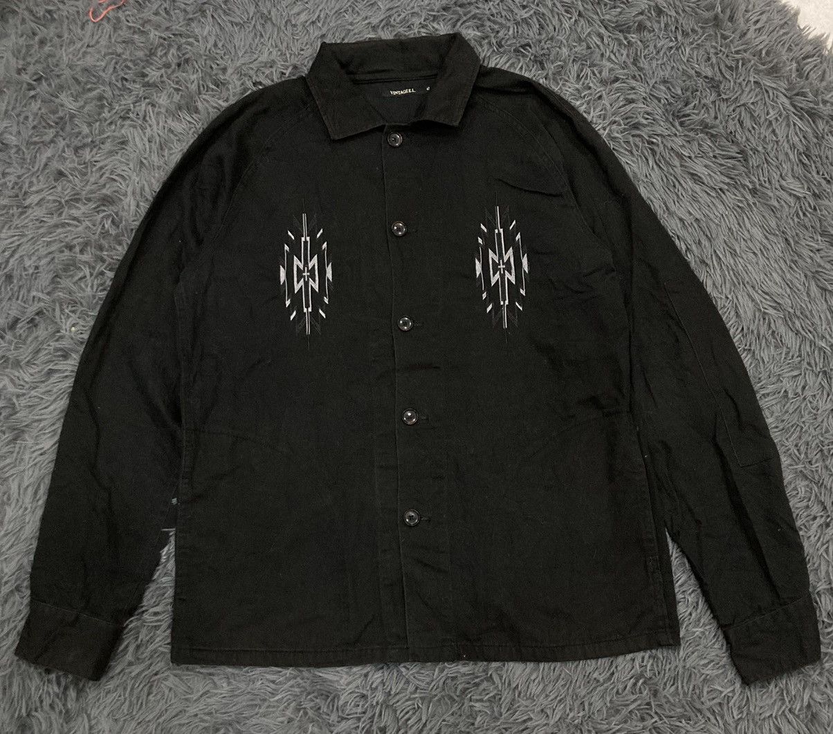 image of Art Vintage Navajo Native Jacket in Black, Men's (Size Medium)