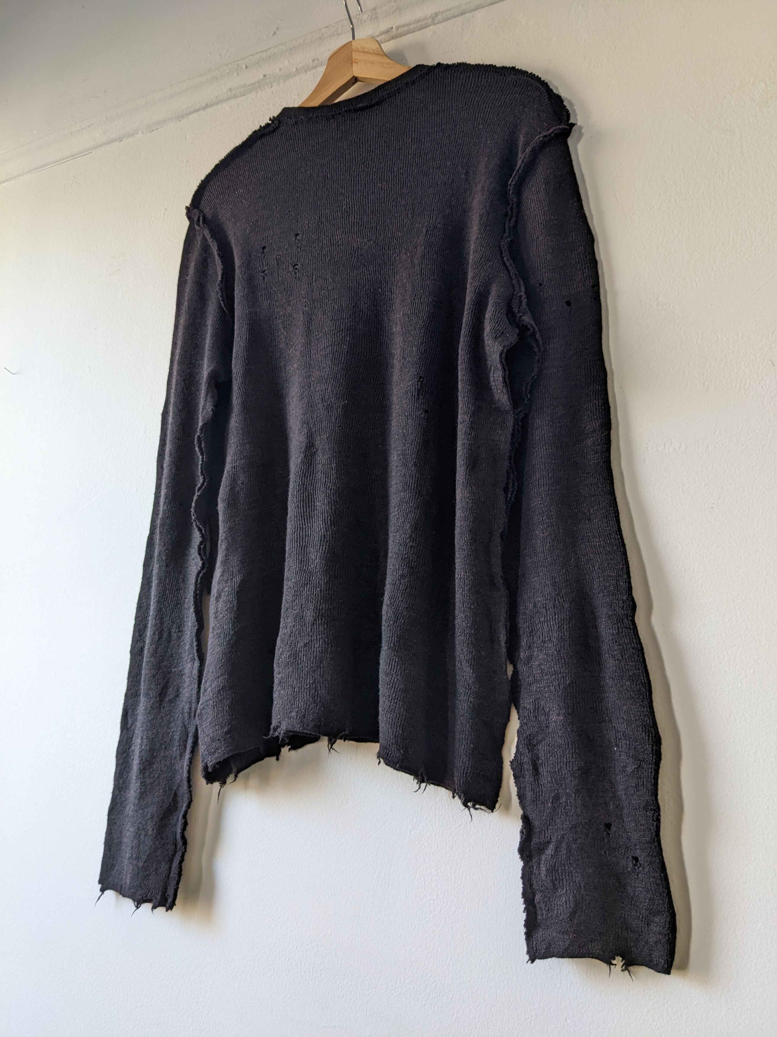 Dolce & Gabbana FW08 Distressed Inside-Out Sweater Size US L / EU 52-54 / 3 - 4 Thumbnail