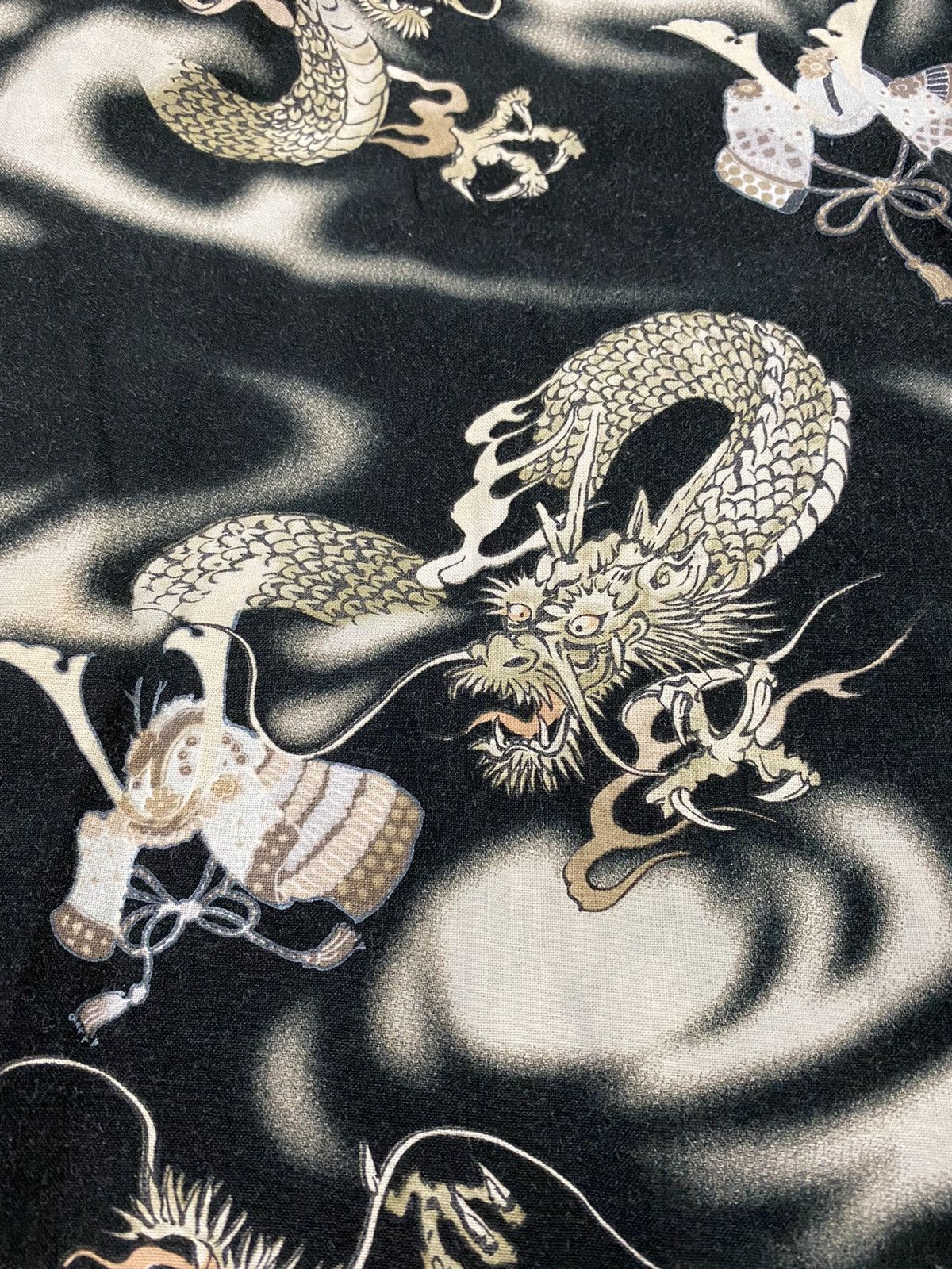 Japanese Brand Vintage Japanese Traditional Shirt Dragon Full Printed Size US XXL / EU 58 / 5 - 10 Thumbnail
