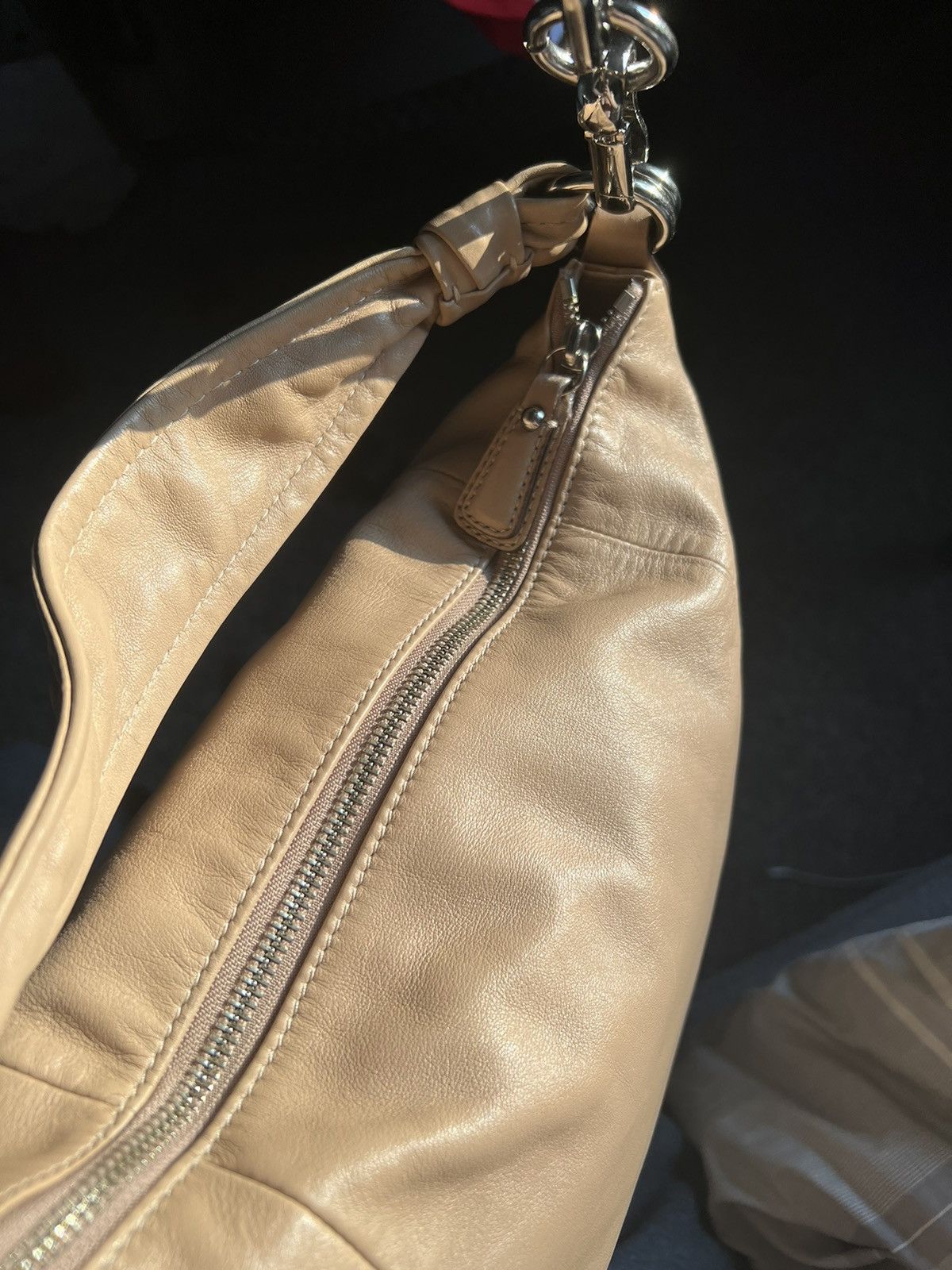 Coach Leather Coach Shoulder Bag W/ Coral Interior Size ONE SIZE - 5 Thumbnail