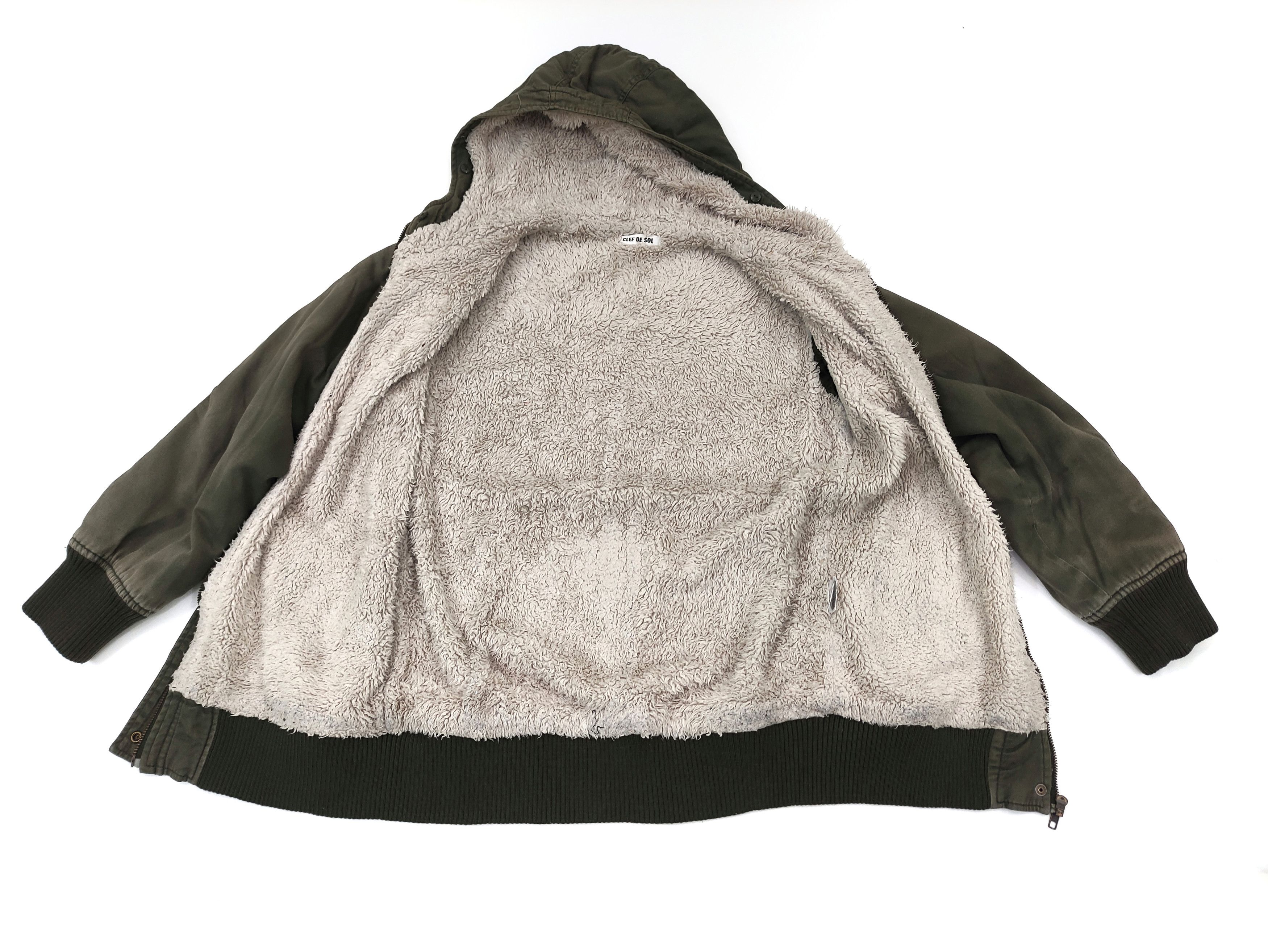Japanese Brand Japanese Brand Clef De Sol Military Hoodie Green Jacket Size US M / EU 48-50 / 2 - 7 Thumbnail