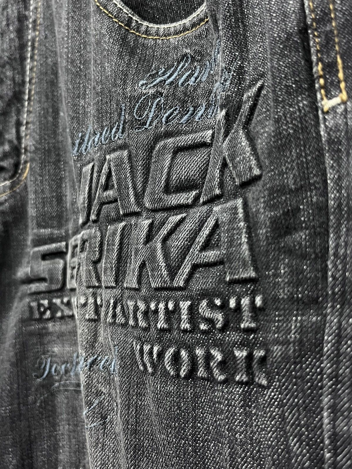 Serica JACKSERIKA Expert Artist Work Embossed SpellOut Baggy Cargo Size US 32 / EU 48 - 3 Thumbnail