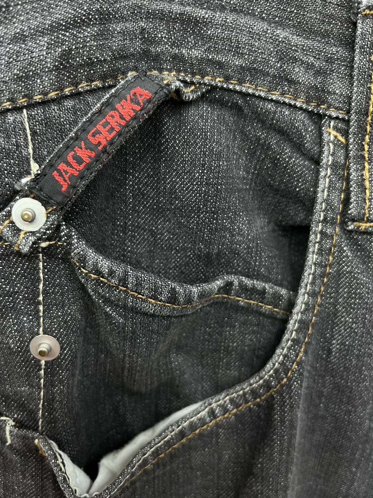 Serica JACKSERIKA Expert Artist Work Embossed SpellOut Baggy Cargo Size US 32 / EU 48 - 5 Thumbnail