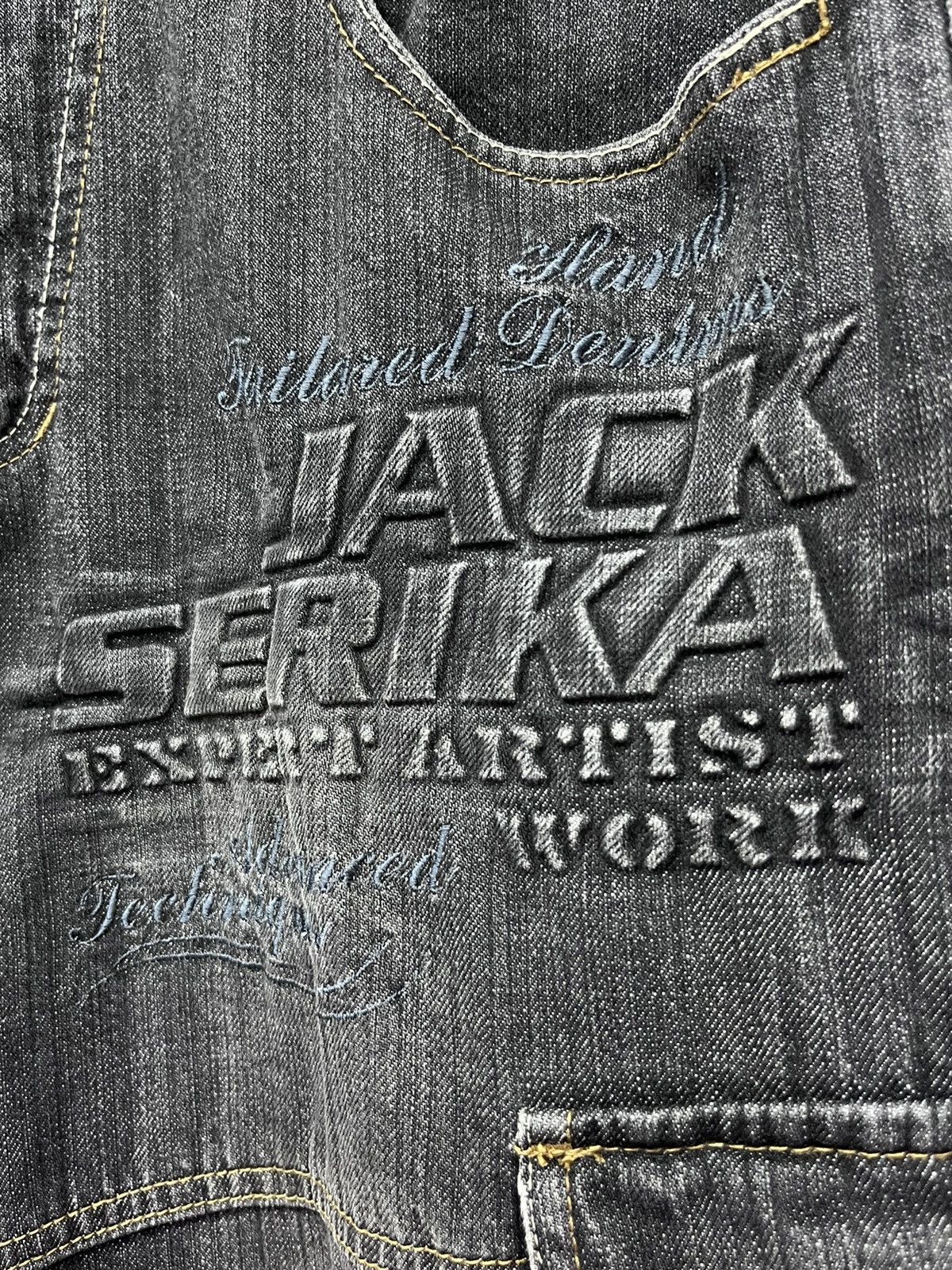 Serica JACKSERIKA Expert Artist Work Embossed SpellOut Baggy Cargo Size US 32 / EU 48 - 2 Thumbnail