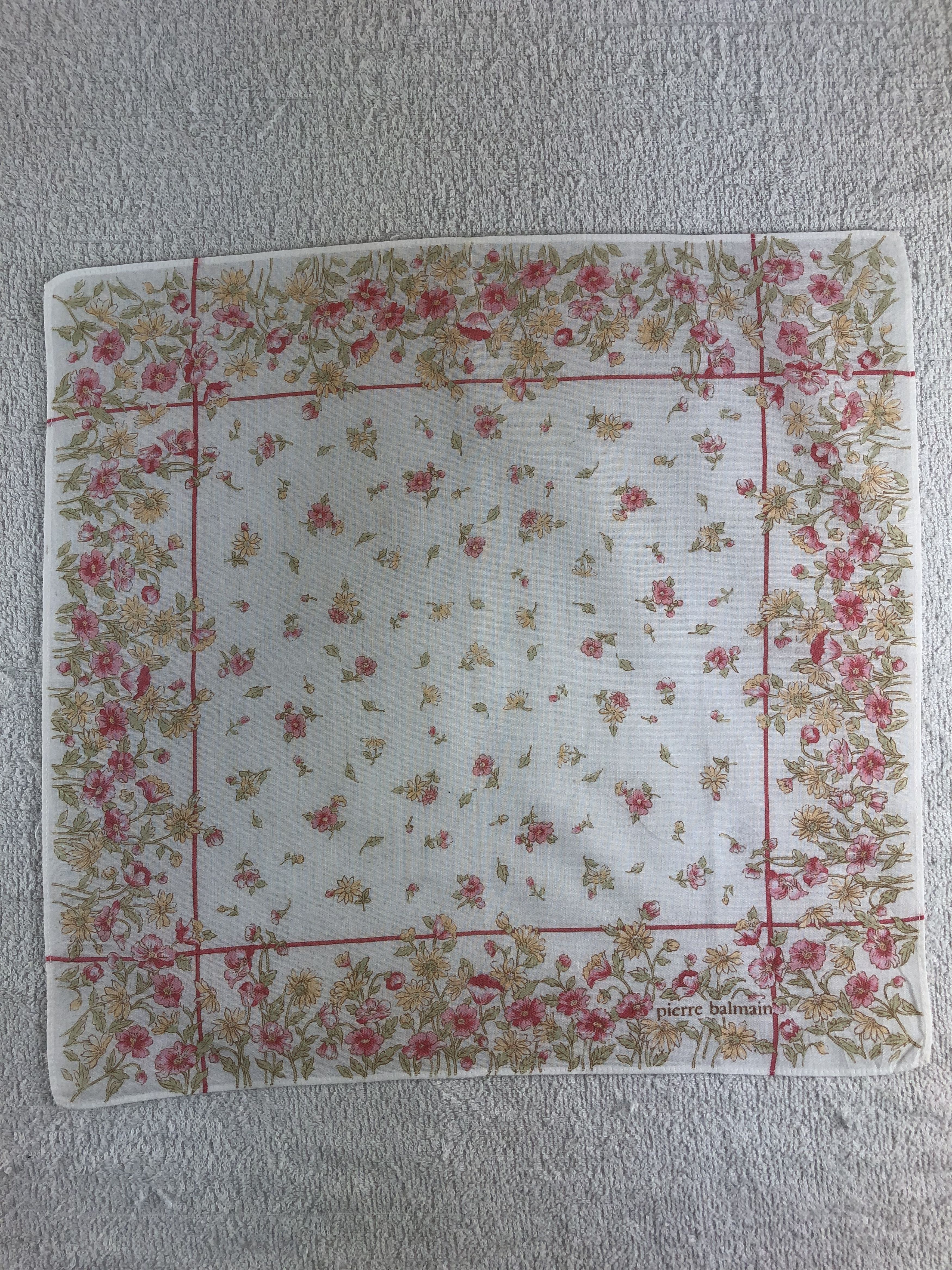 Pierre Balmain Pierre Balmain Handkerchief / Bandana / Neckerchief C278 Size ONE SIZE - 3 Thumbnail