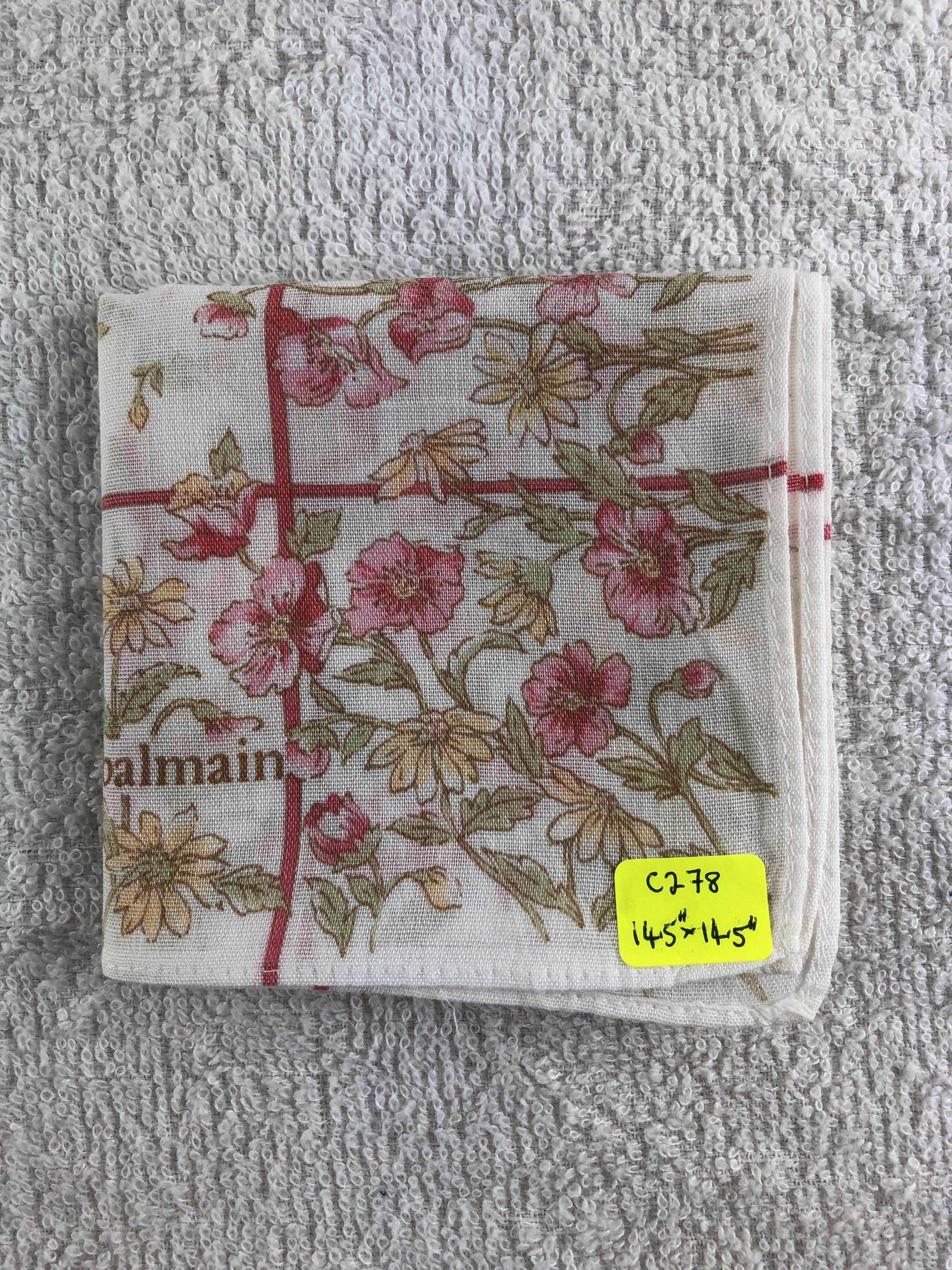 Pierre Balmain Pierre Balmain Handkerchief / Bandana / Neckerchief C278 Size ONE SIZE - 6 Thumbnail