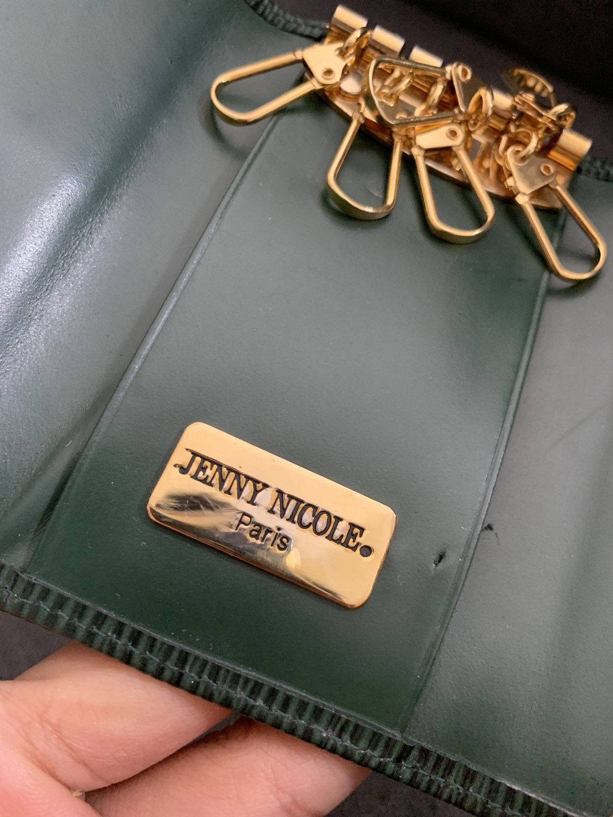 Vintage Vintage JennyNicole Paris Key Holder Leather Wallet LV style Size ONE SIZE - 5 Thumbnail