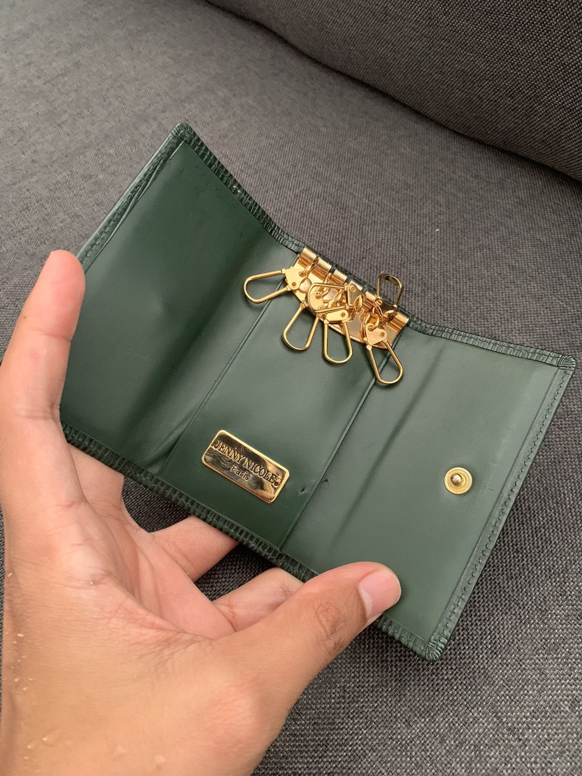 Vintage Vintage JennyNicole Paris Key Holder Leather Wallet LV style Size ONE SIZE - 4 Thumbnail