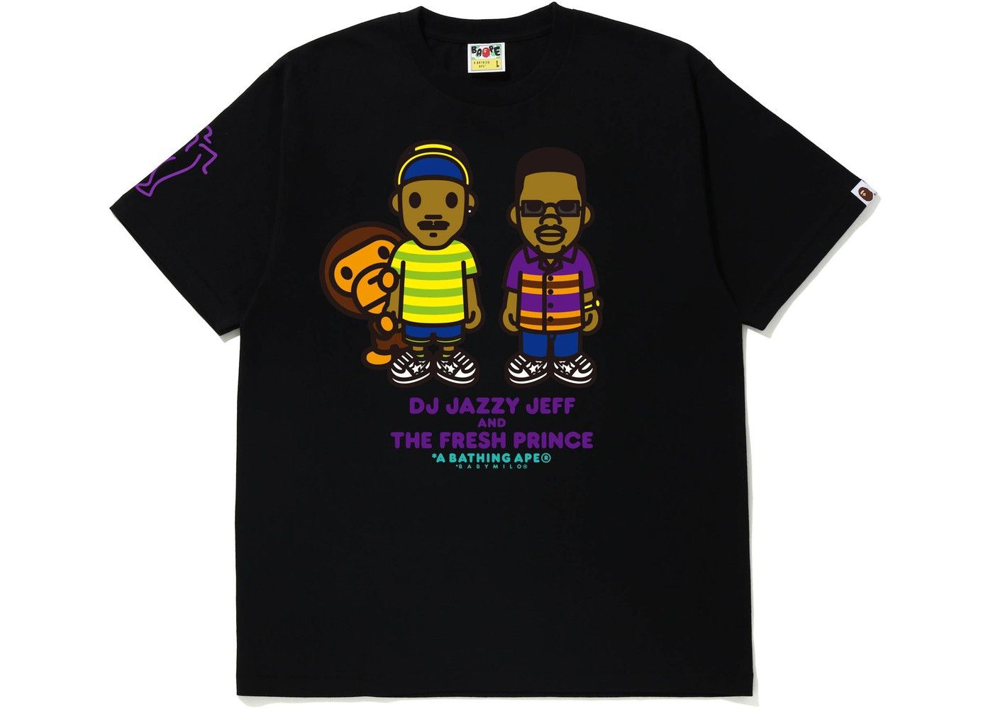 Bape Bape x The Fresh Prince & DJ Jazzy Jeff Baby Milo Tee Size US L / EU 52-54 / 3 - 4 Thumbnail