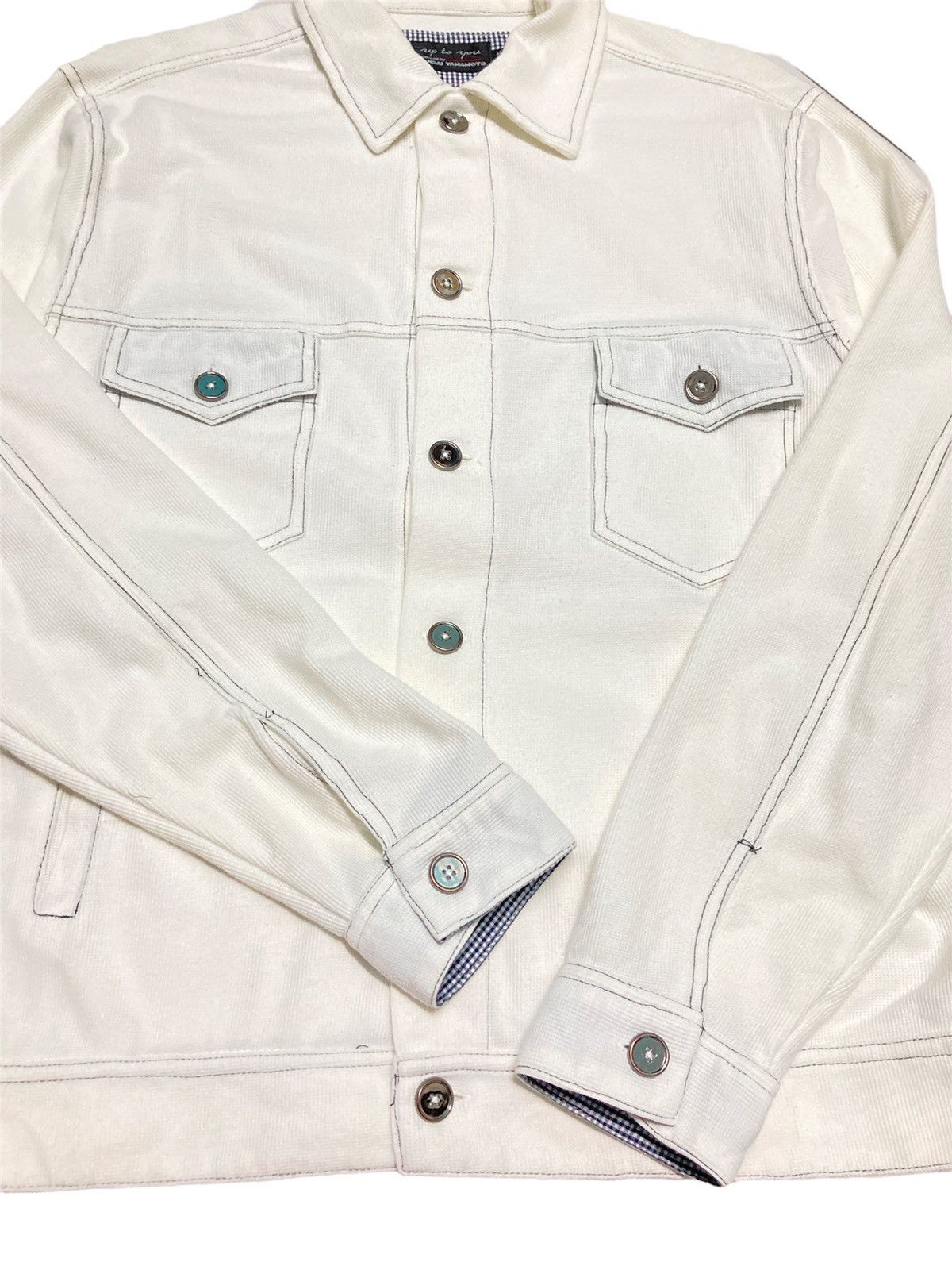 Japanese Brand × Kansai Yamamoto KANSAI YAMAMOTO BUTTON UP LIGHT JACKET Size US M / EU 48-50 / 2 - 3 Thumbnail
