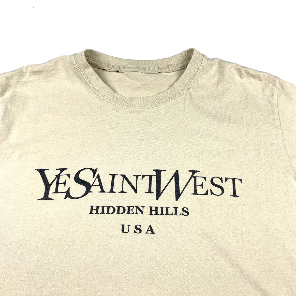 Rap Tees Vintage Kanye West “Ye Saint West” Tour T Shirt Size US M / EU 48-50 / 2 - 3 Thumbnail