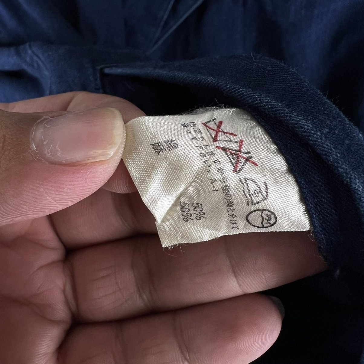 Issey Miyake ISSEY MIYAKE MEN INDIGO BLUE MANDARIN JACKET JAPAN MADE Size US S / EU 44-46 / 1 - 13 Thumbnail
