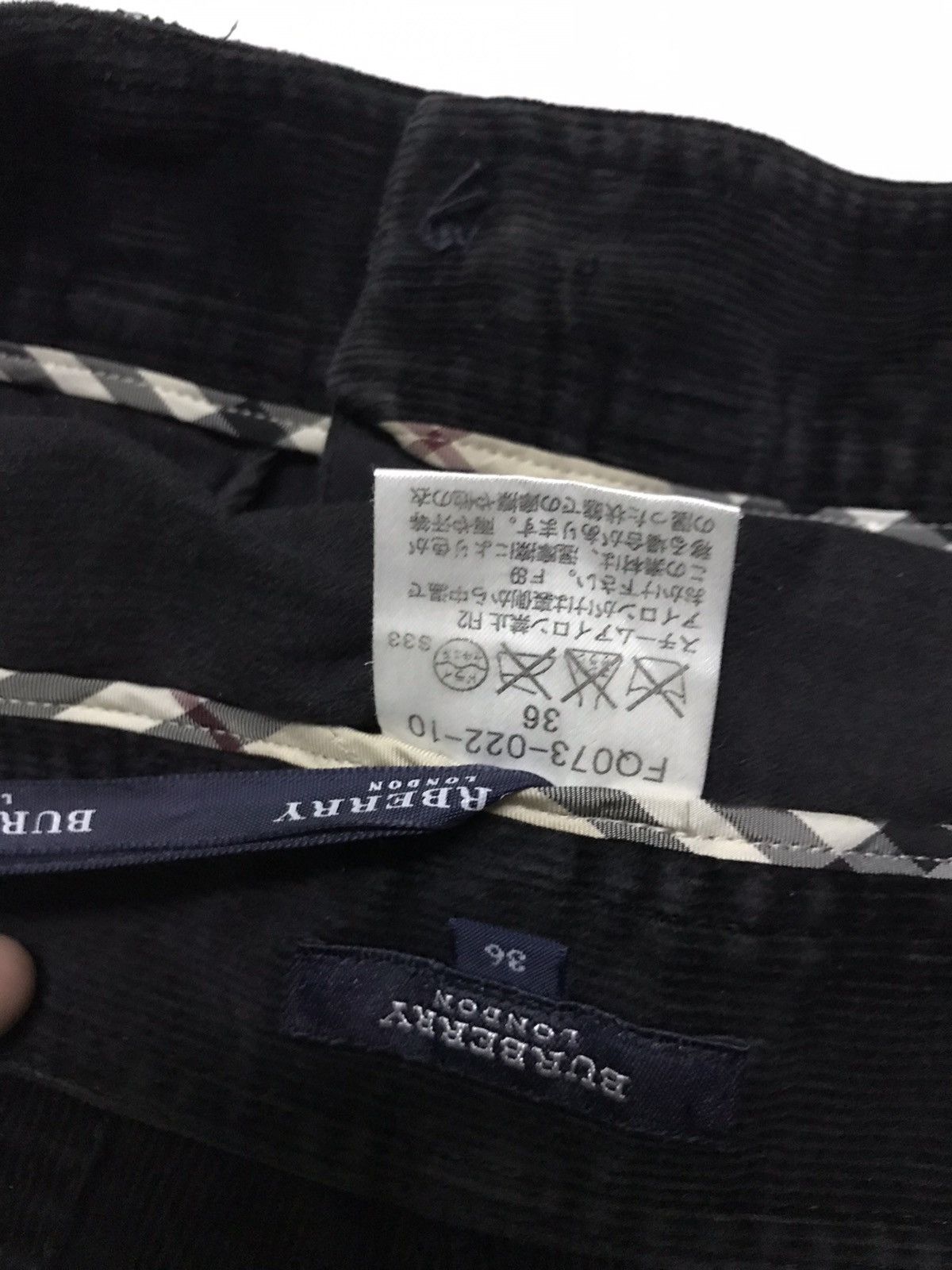 Burberry Burberry velvet pants Size 27" / US 4 / IT 40 - 5 Thumbnail