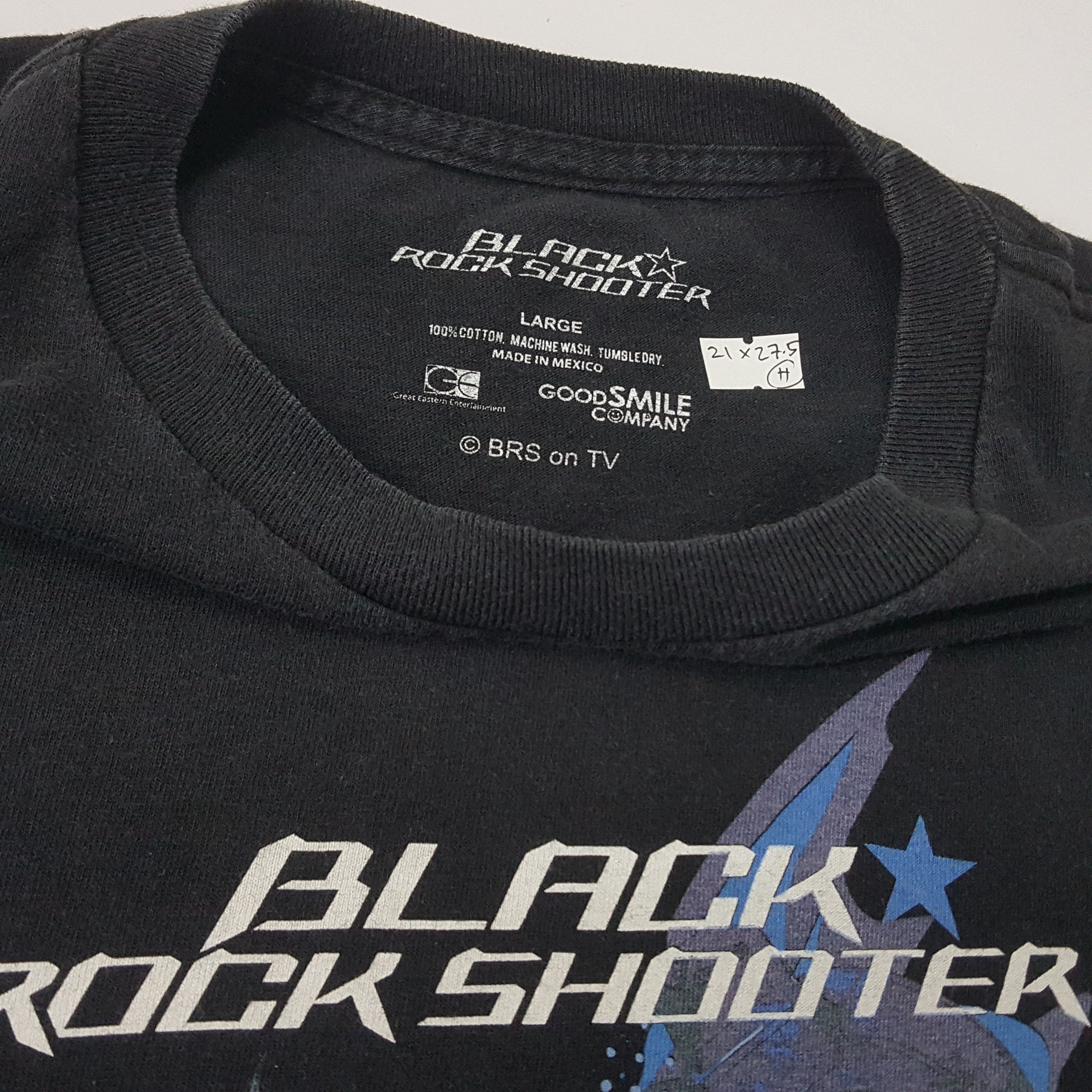 Japanese Brand × Vintage Vintage Black Rock Shooter Japan Manga Anime t-shirt Size US L / EU 52-54 / 3 - 4 Thumbnail