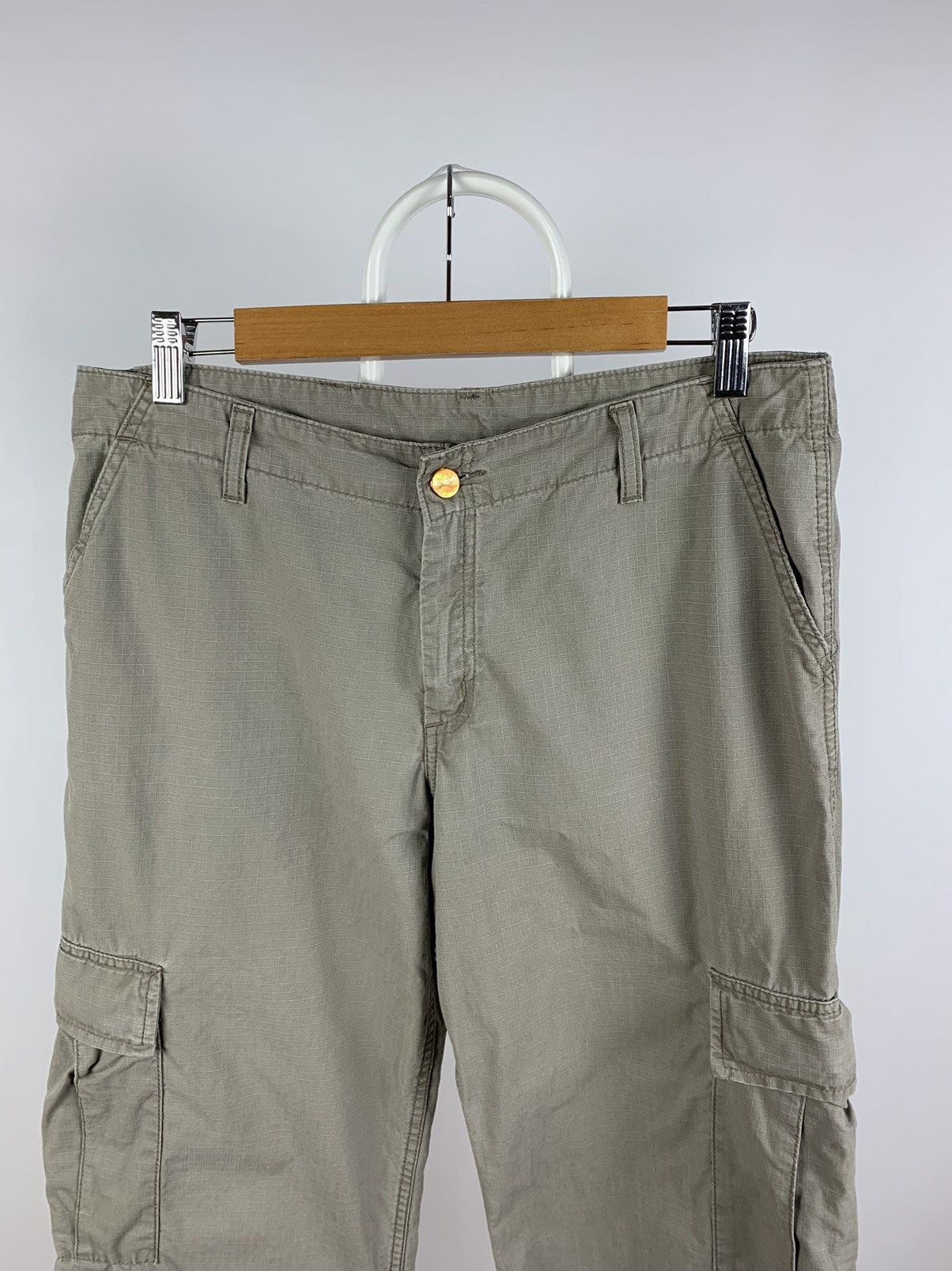 Carhartt 90s Vintage Carhartt Gray Cargo Pants Travis Kanye Style Size US 30 / EU 46 - 9 Thumbnail