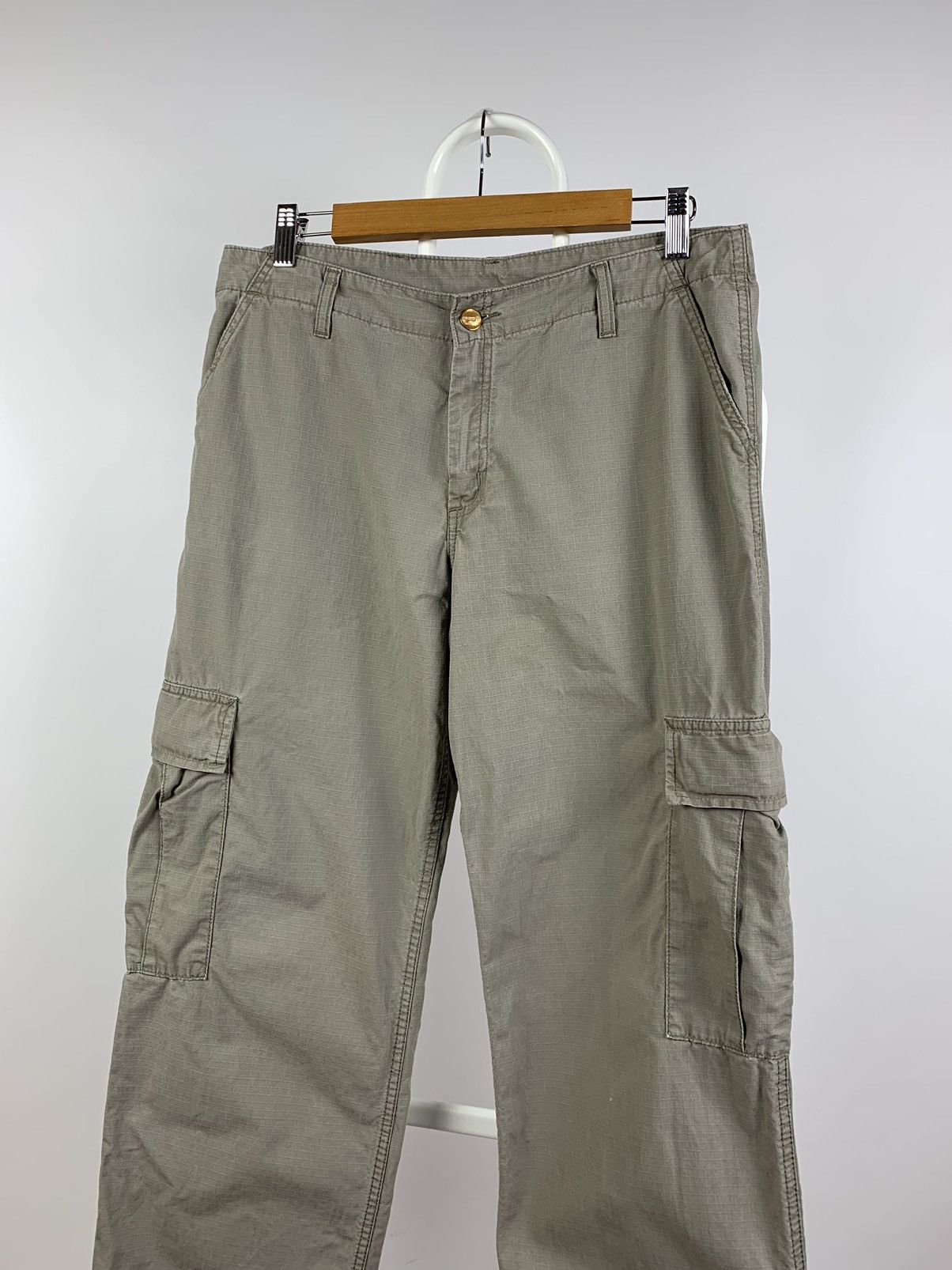 Carhartt 90s Vintage Carhartt Gray Cargo Pants Travis Kanye Style Size US 30 / EU 46 - 4 Thumbnail