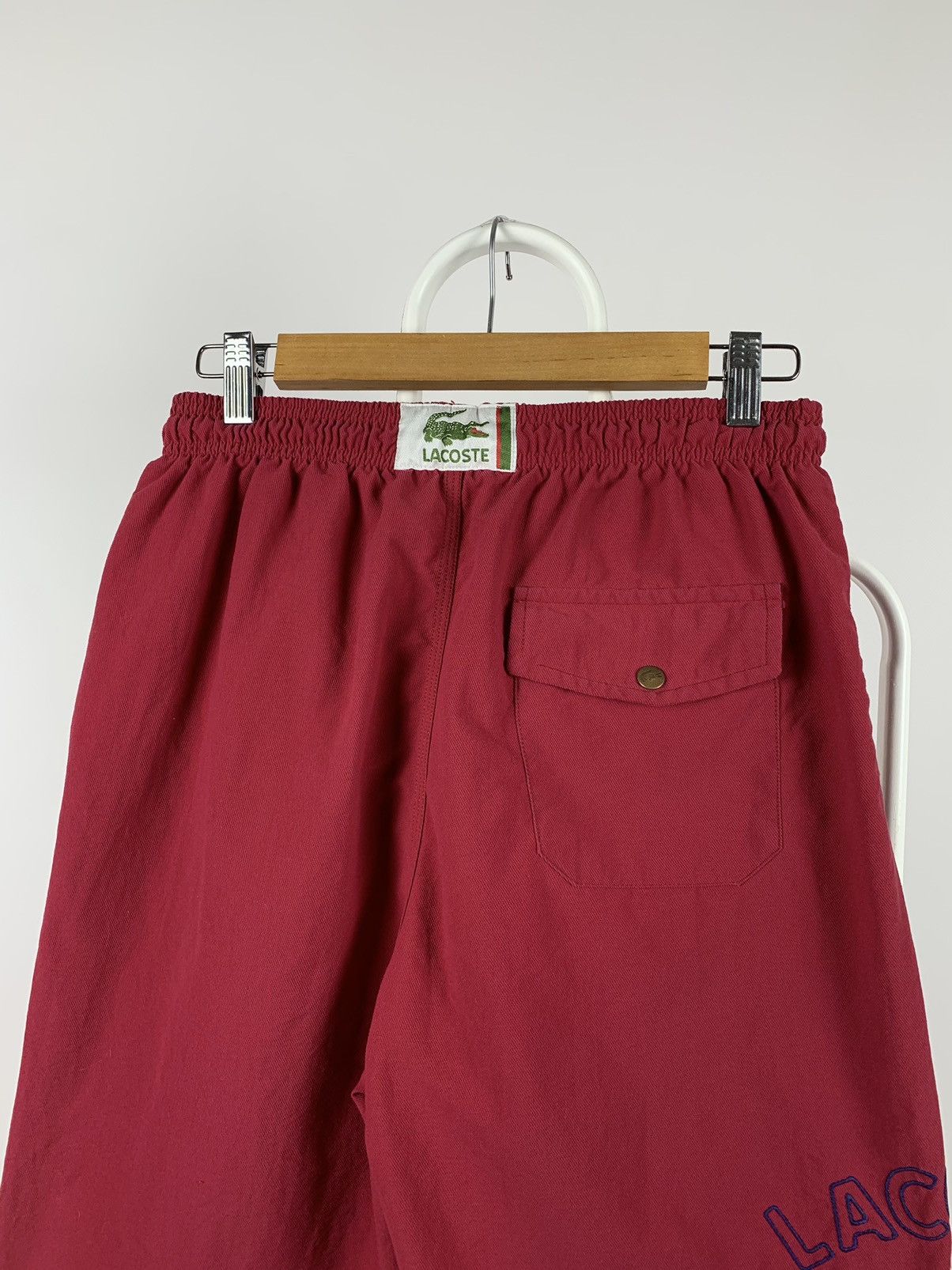Lacoste 90s Vintage Lacoste Chemise Beach Club Shorts Size US 32 / EU 48 - 8 Thumbnail