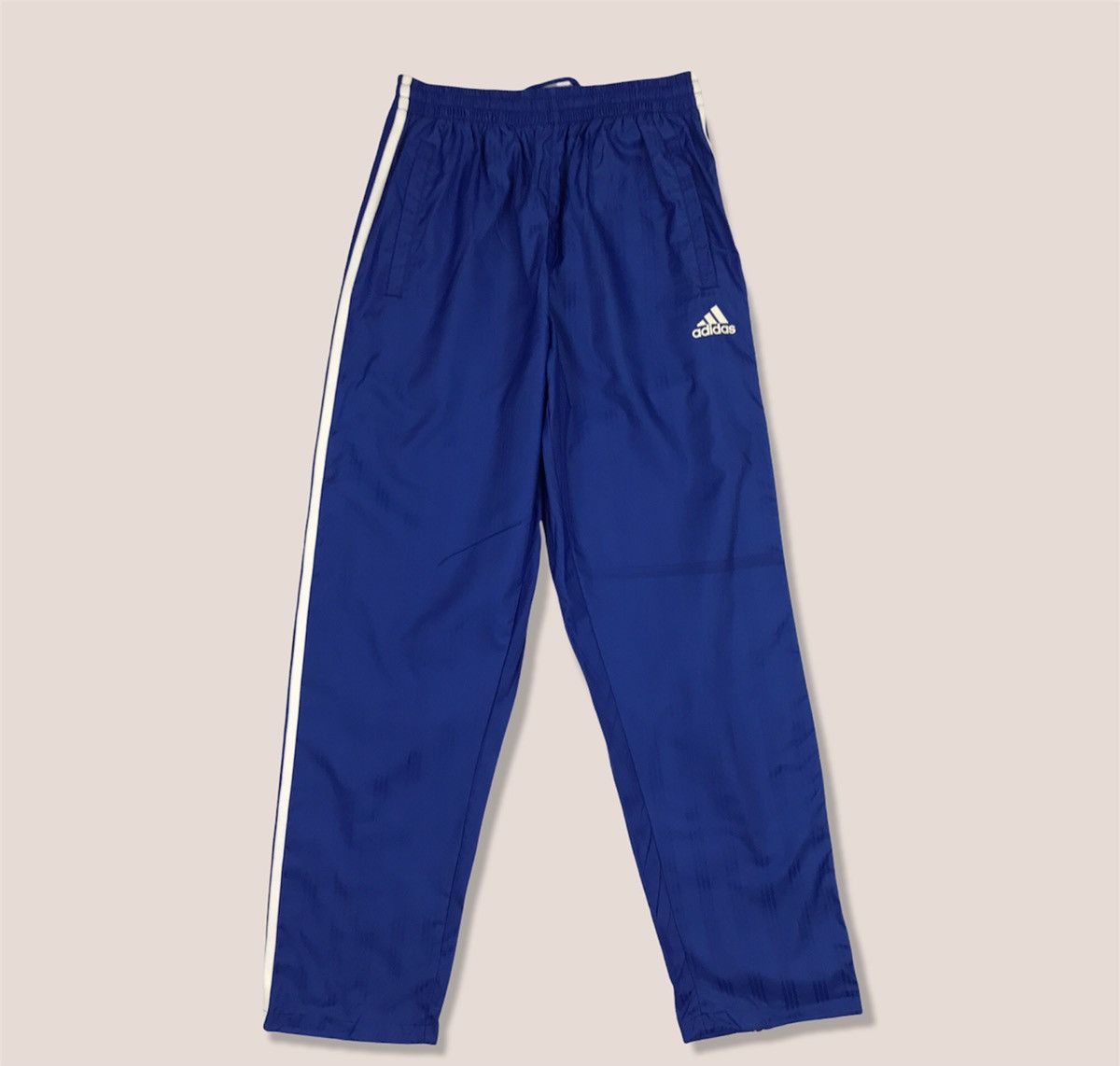 image of Adidas Track Pants in Blue, Men's (Size 26)