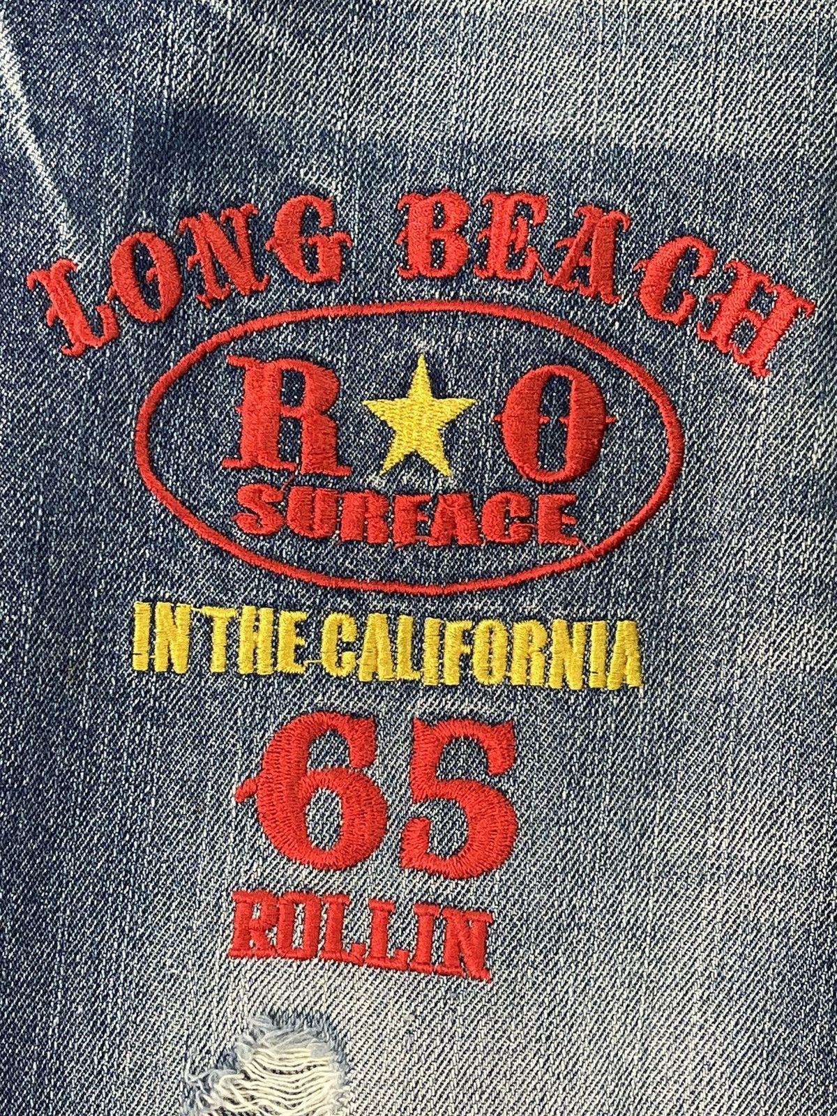 Vintage Vintage Rollin Long Beach Surf Style Denim Size US 31 - 4 Thumbnail