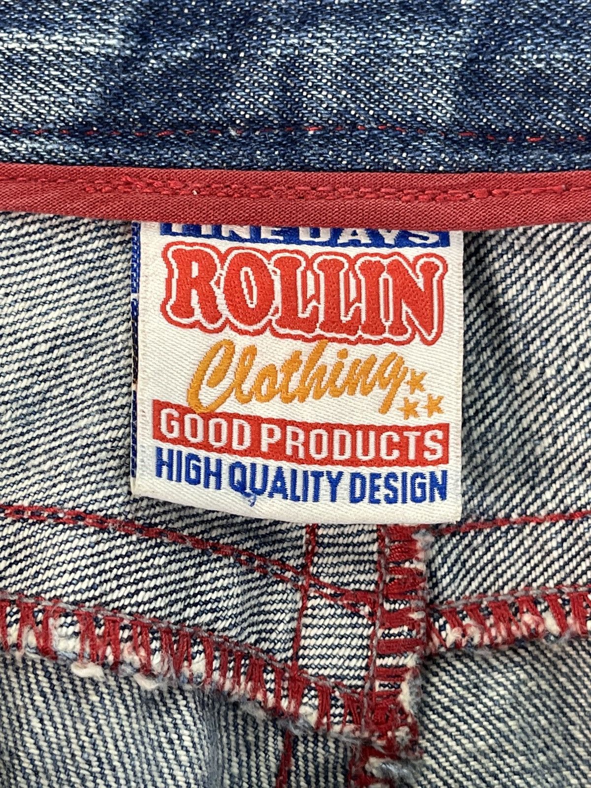 Vintage Vintage Rollin Long Beach Surf Style Denim Size US 31 - 12 Thumbnail