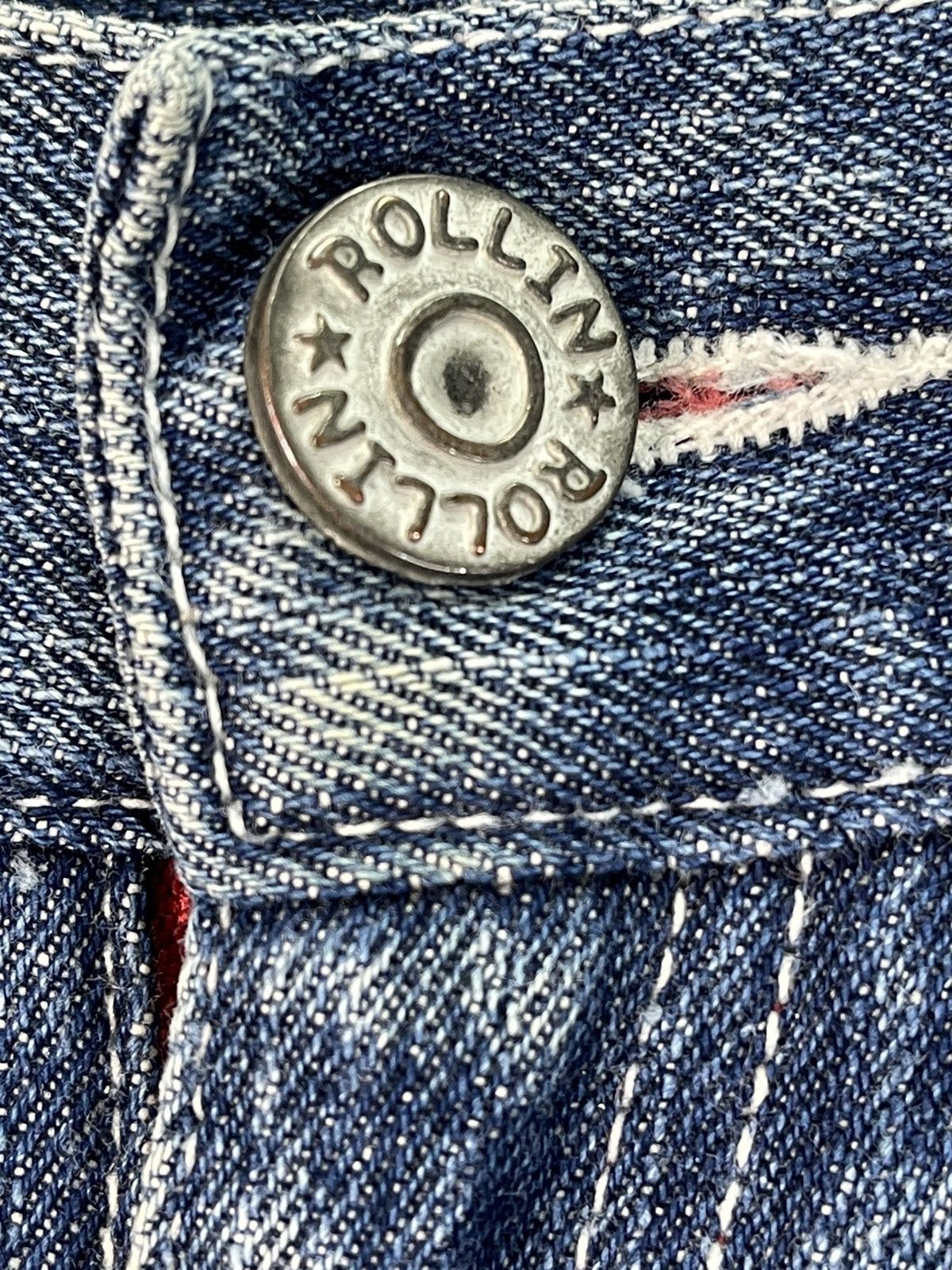 Vintage Vintage Rollin Long Beach Surf Style Denim Size US 31 - 8 Thumbnail