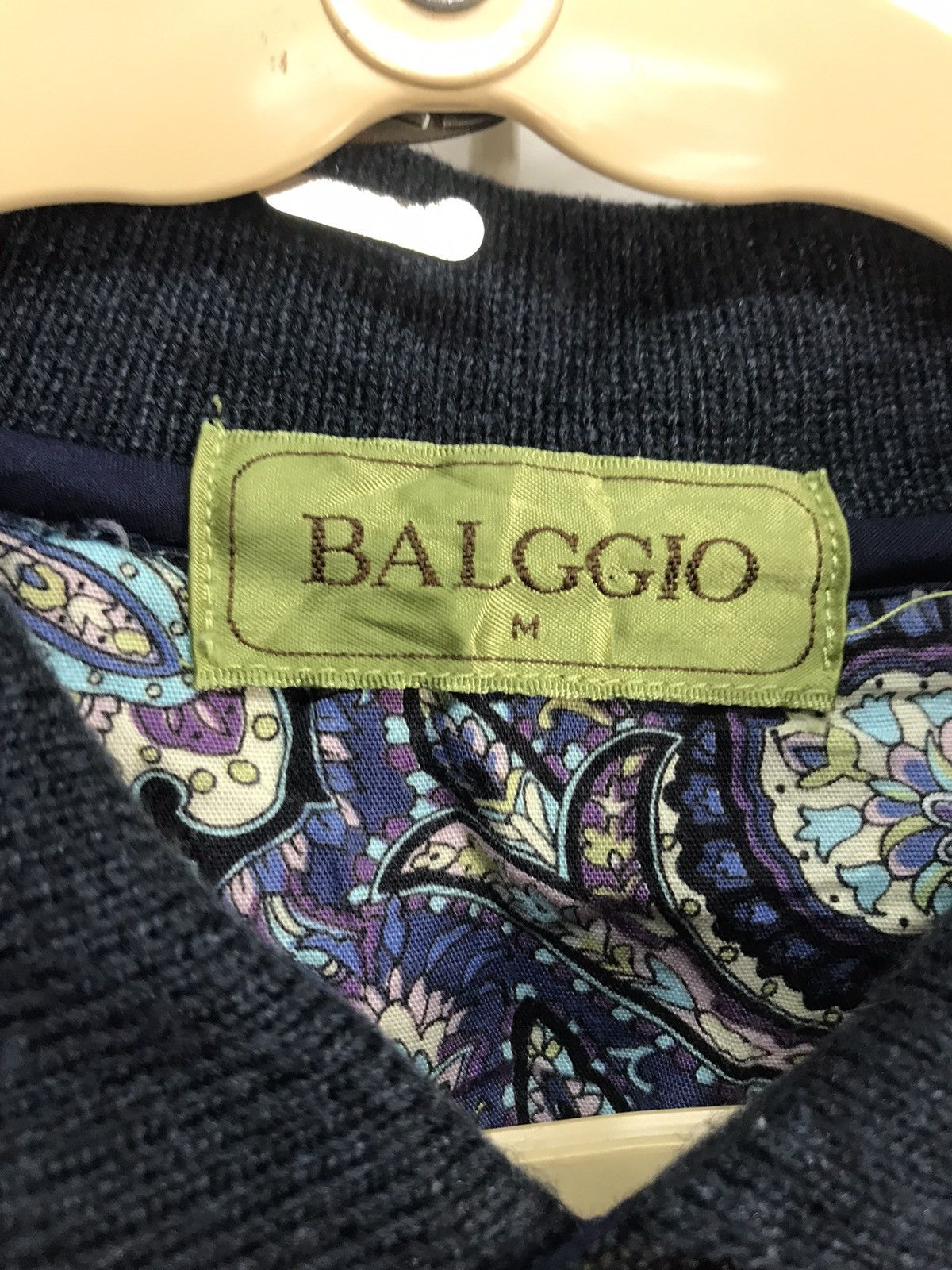Japanese Brand × Vintage Vintage knit polos sweatshirt printed by balggio Size US M / EU 48-50 / 2 - 3 Thumbnail