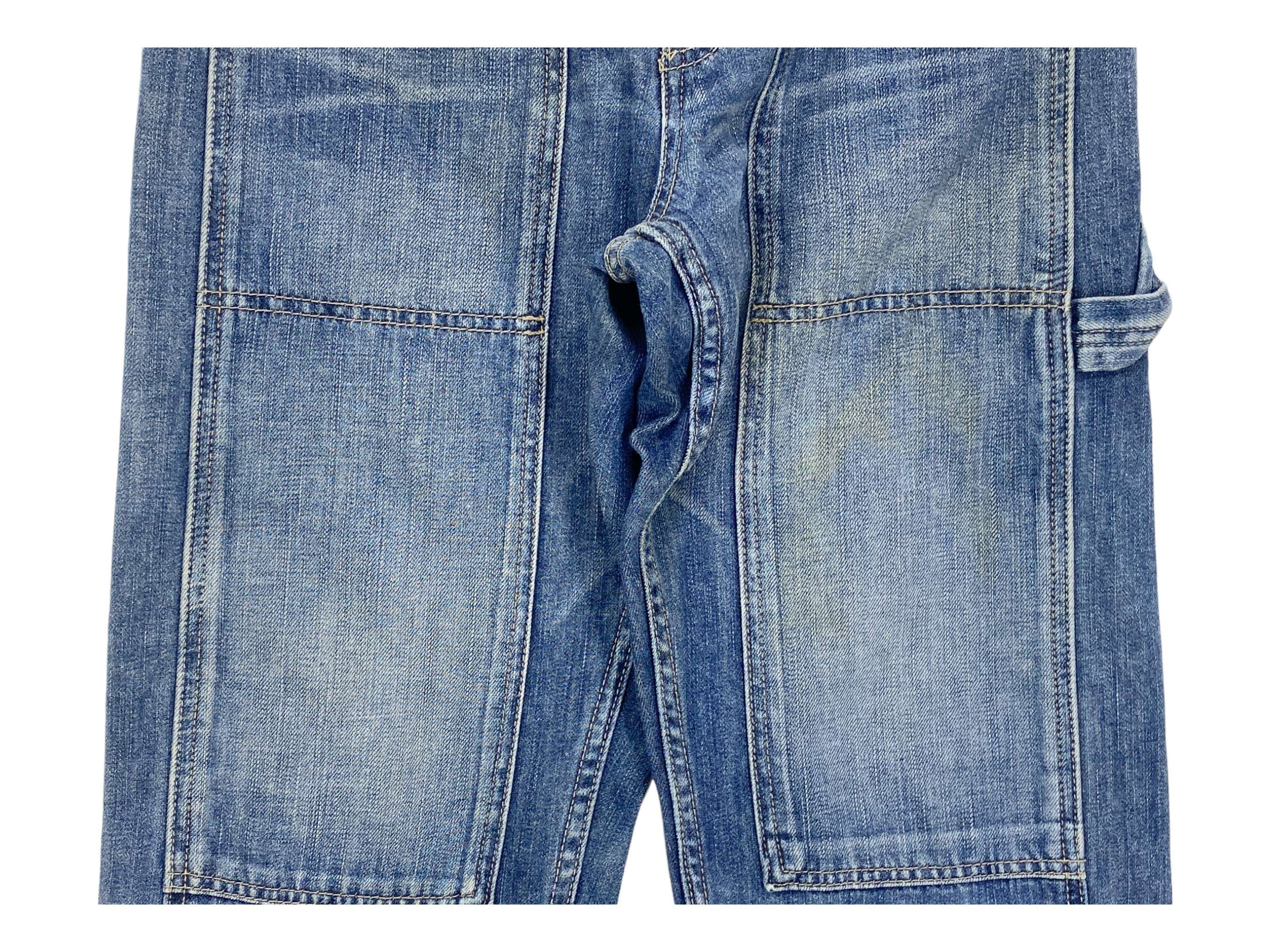 Japanese Brand Lepsim Carpenter Pants Double Knee Japanese Brand Jeans Size 29" - 6 Thumbnail