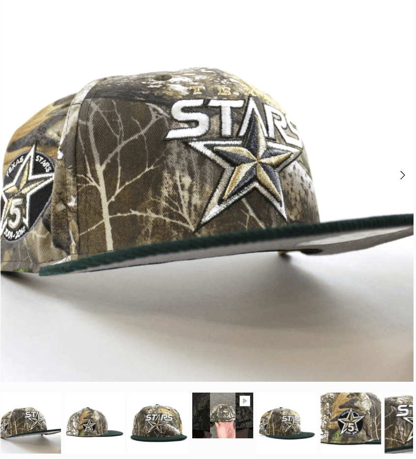 MLB × New Era 7 3/8 Realtree Camo Texas Stars Camo Camouflage Ecapcity Size ONE SIZE - 8 Thumbnail