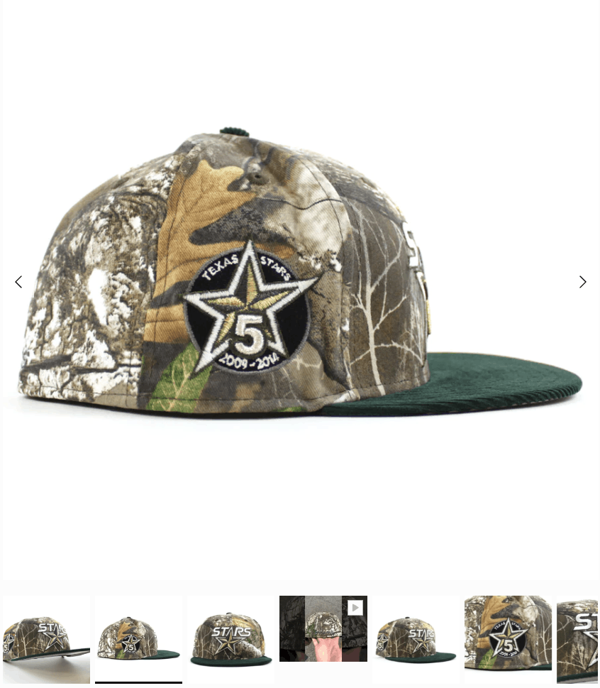 MLB × New Era 7 3/8 Realtree Camo Texas Stars Camo Camouflage Ecapcity Size ONE SIZE - 10 Thumbnail
