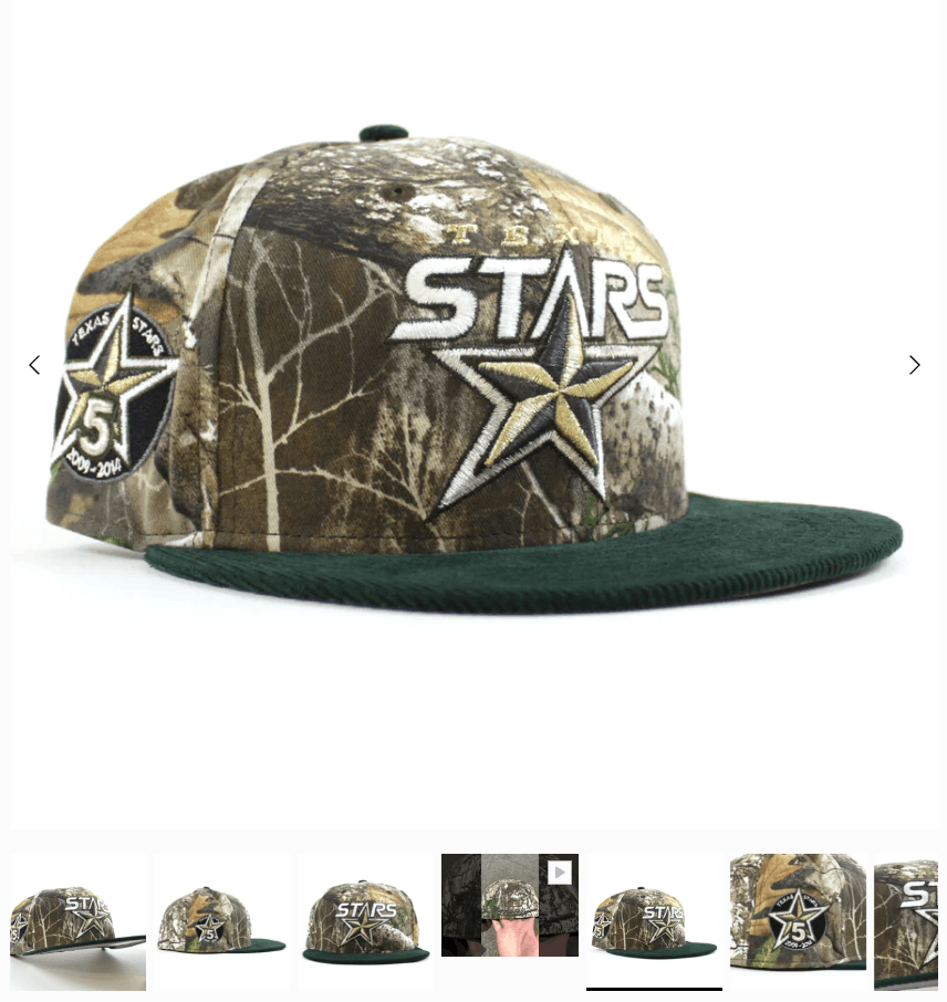 MLB × New Era 7 3/8 Realtree Camo Texas Stars Camo Camouflage Ecapcity Size ONE SIZE - 7 Thumbnail